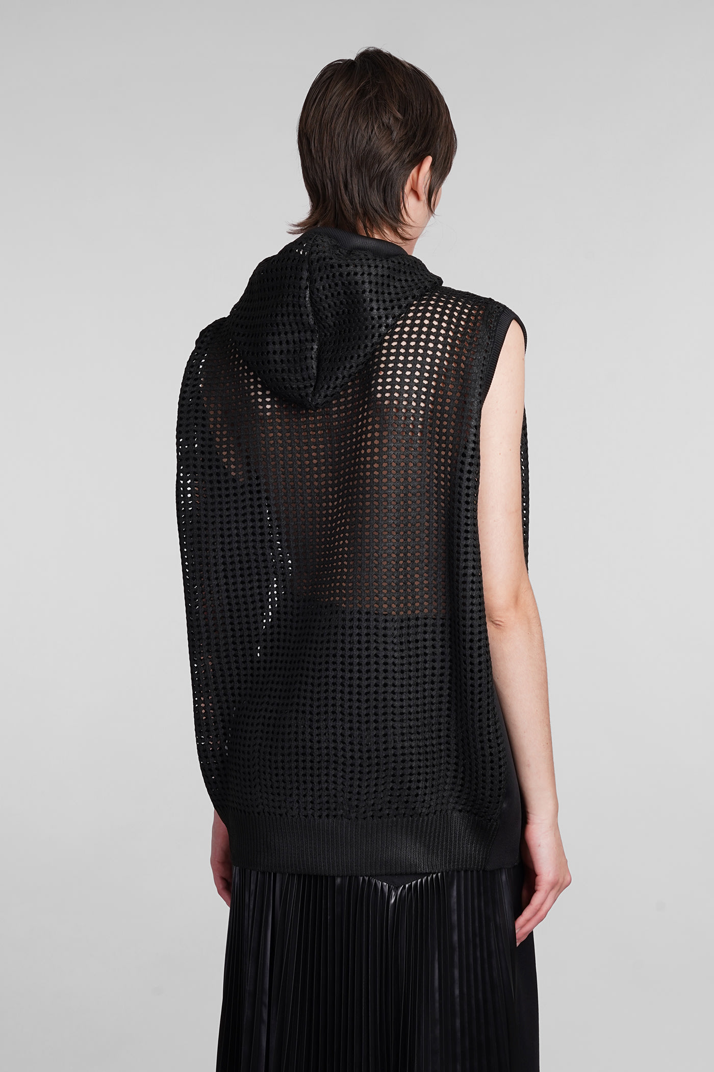 Shop Junya Watanabe Sweatshirt In Black Polyester