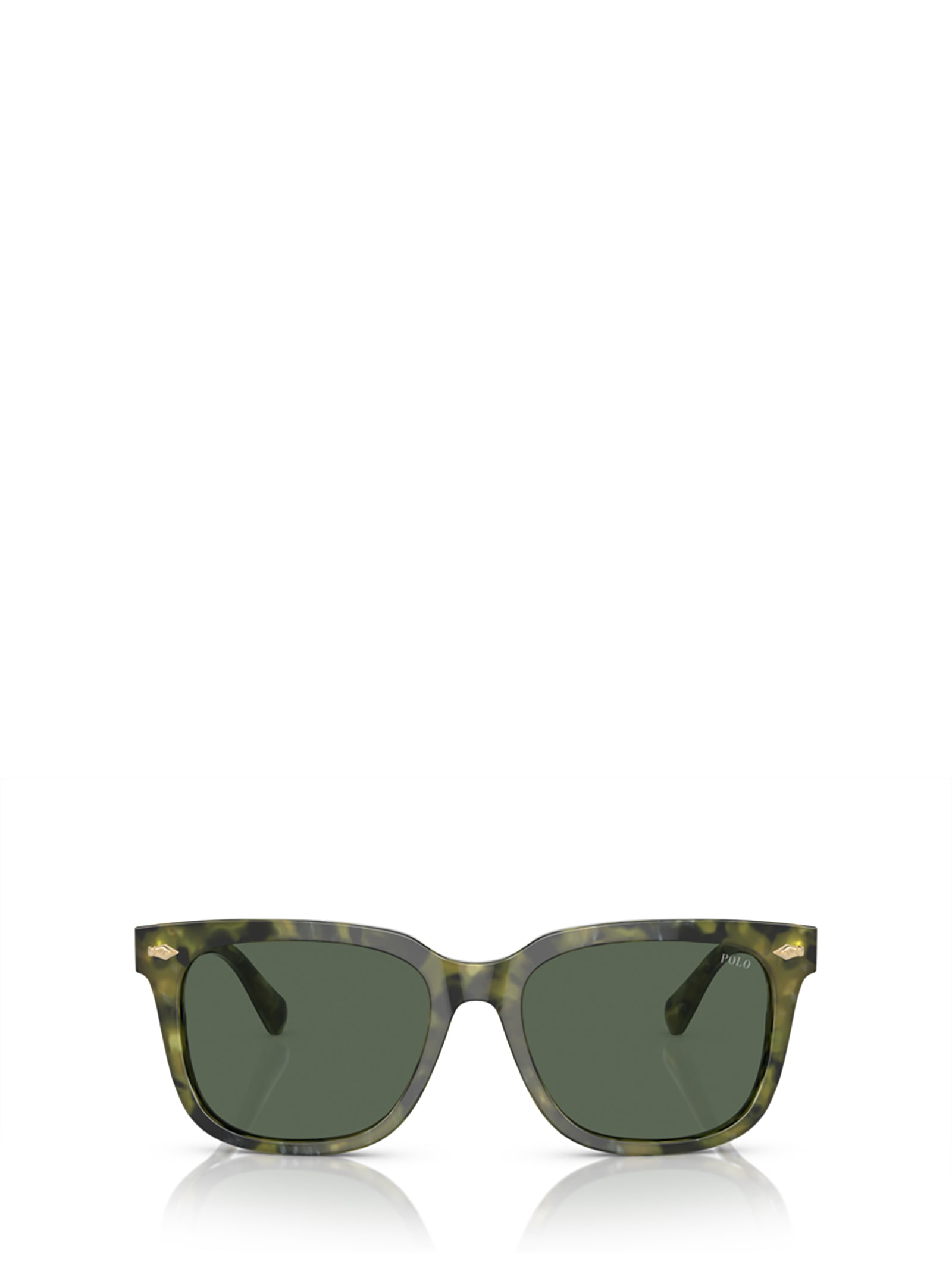 Ph4210 Shiny Green Havana Sunglasses