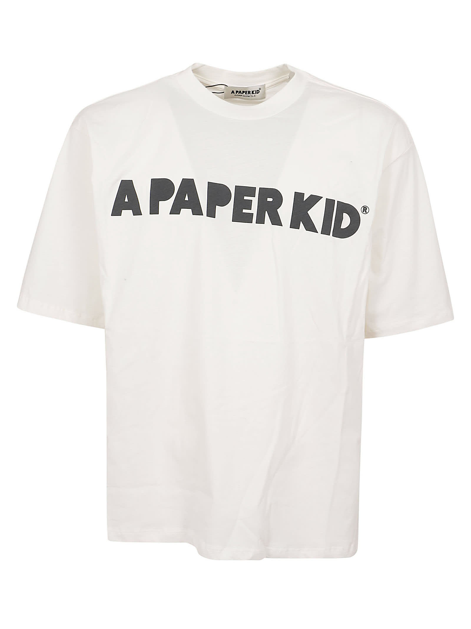 Shop A Paper Kid T-shirt Unisex In Crema Cream