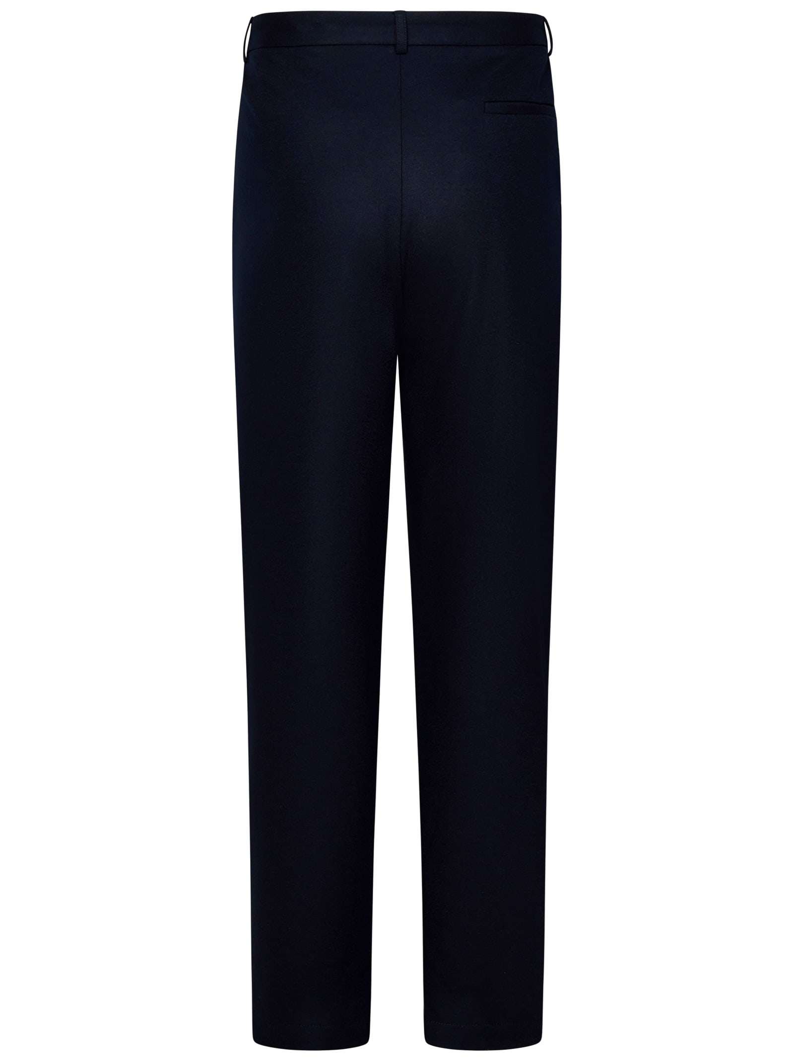 Shop Emporio Armani Trousers In Blue