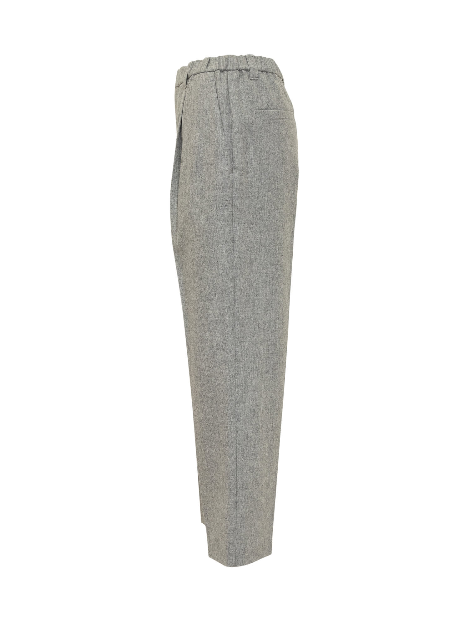 Shop Brunello Cucinelli Trousers In Grey