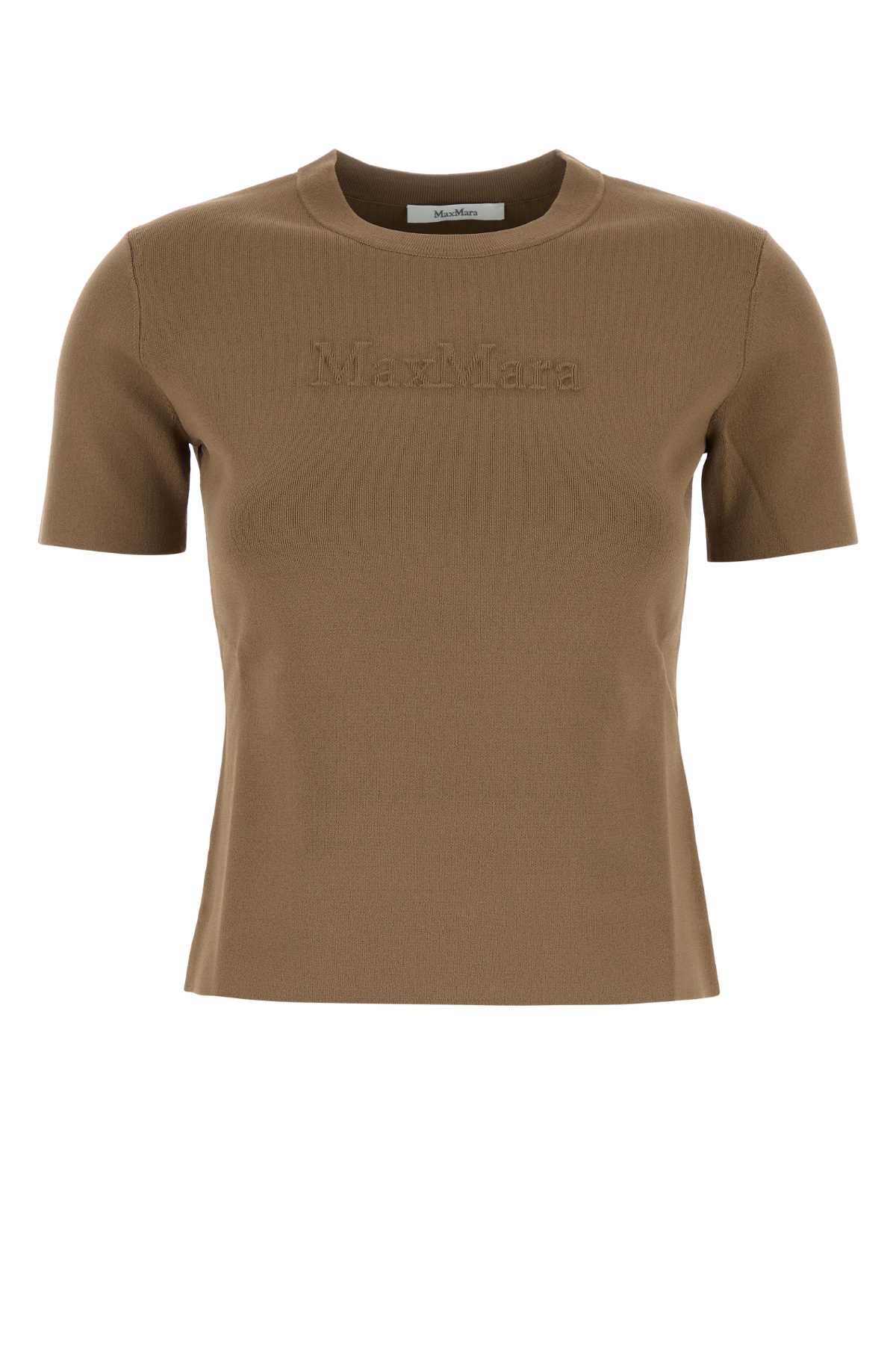 Biscuit Viscose Blend Adelio T-shirt