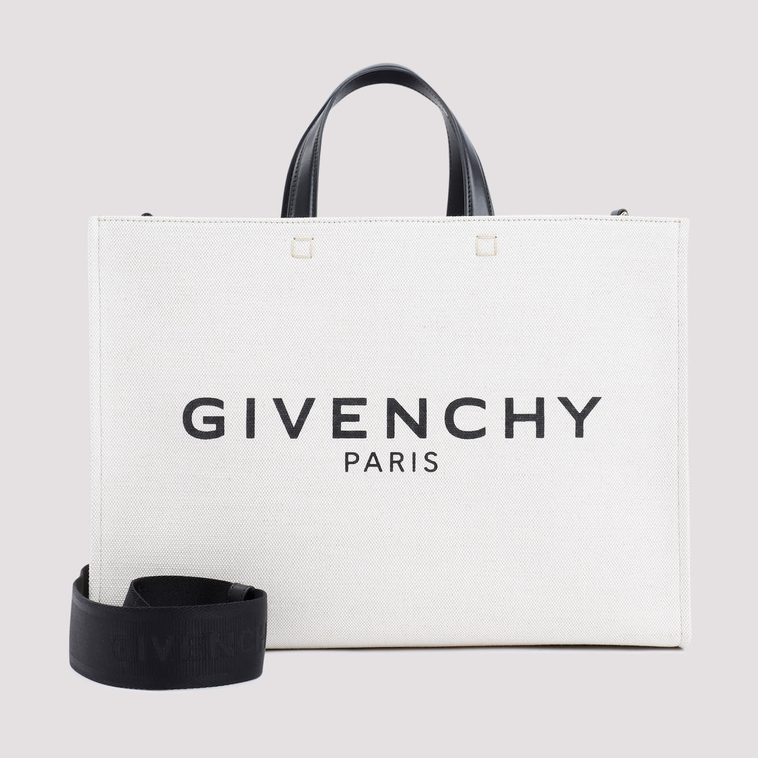 Shop Givenchy Medium G Tote Shopping Bag In Beige Black