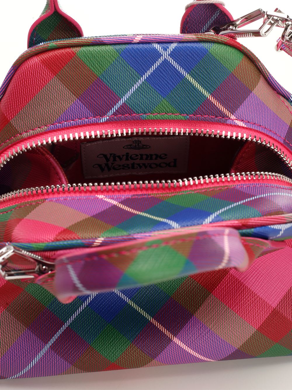 Shop Vivienne Westwood Yasmine Small Handbag In Multicolor