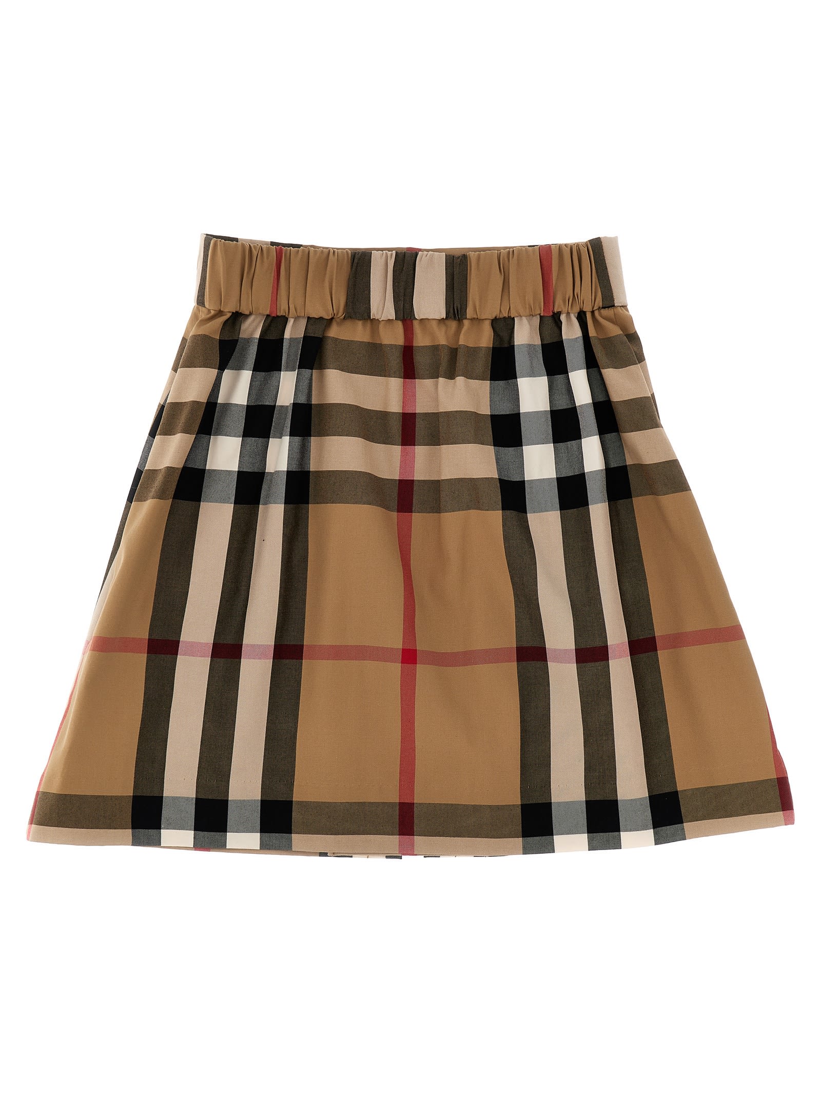 Shop Burberry Anjelica Skirt In Beige