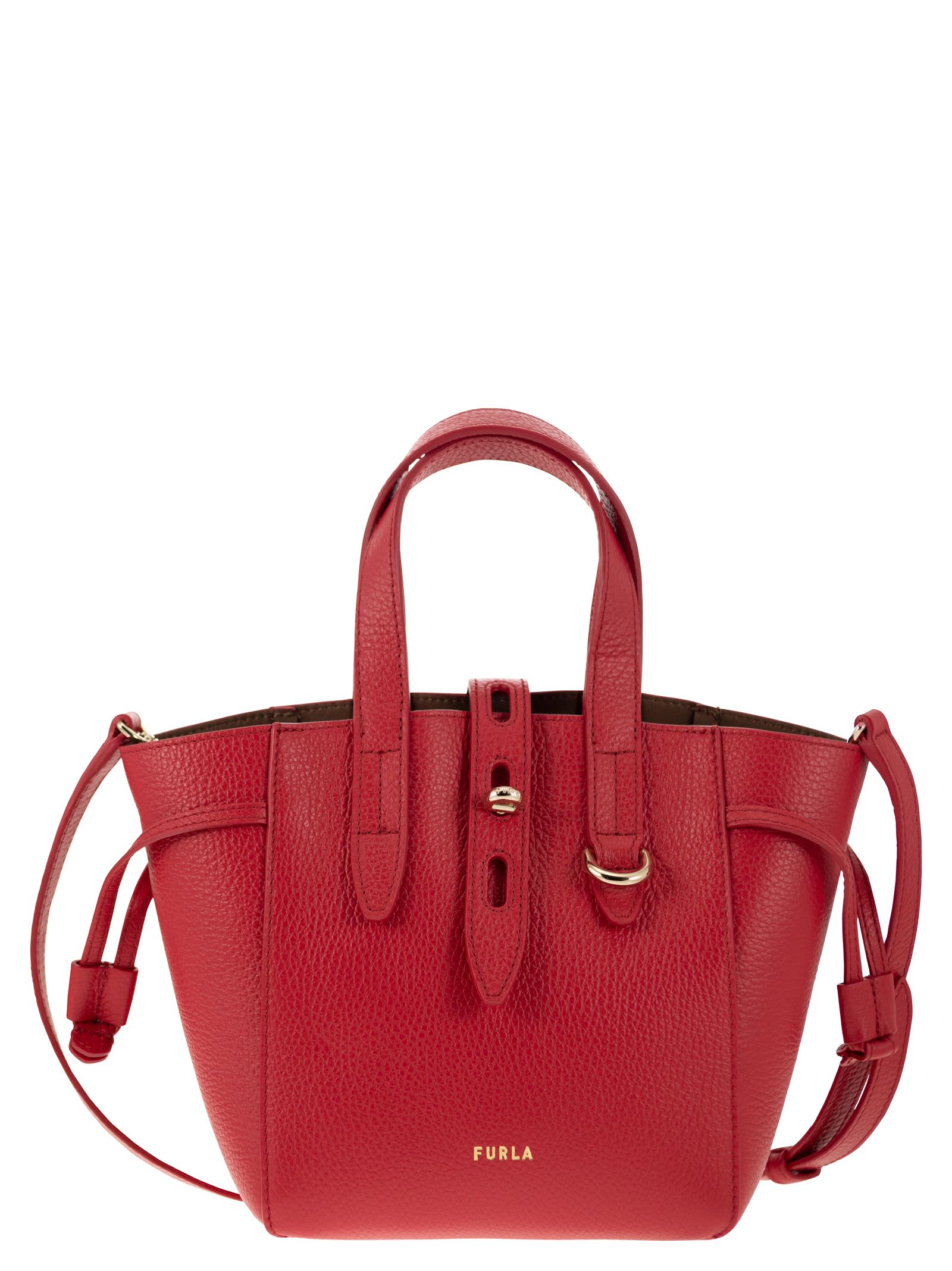 Shop Furla Net - Mini Shopping Bag In S Rosso Veneziano