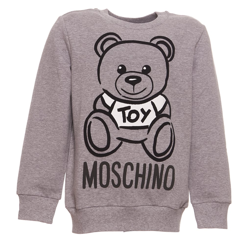 Moschino Moschino Teddy Bear Crew Neck Sweater - Grey - 10980295 | italist