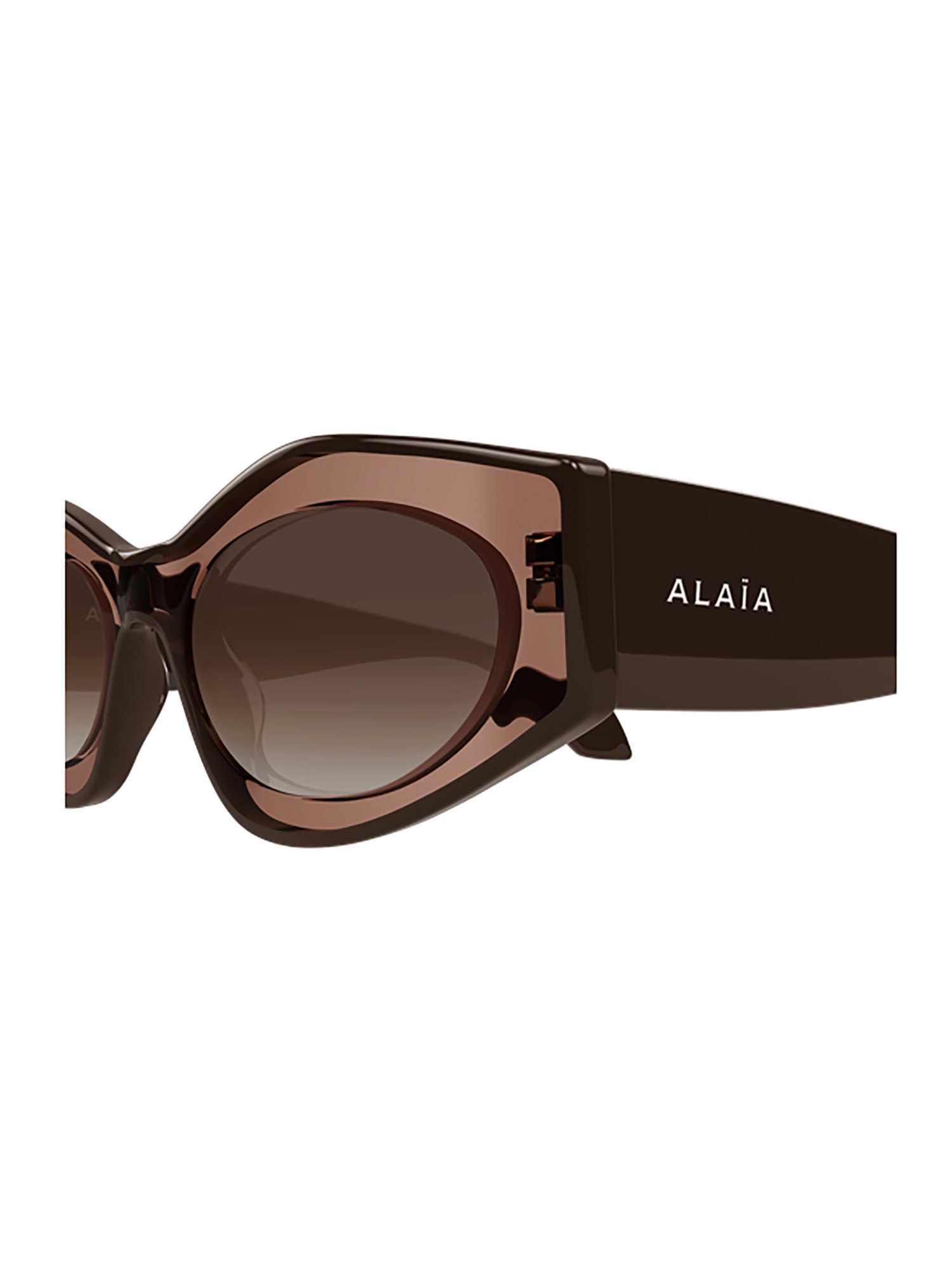 Alaïa Aa0093s Sunglasses In Brown