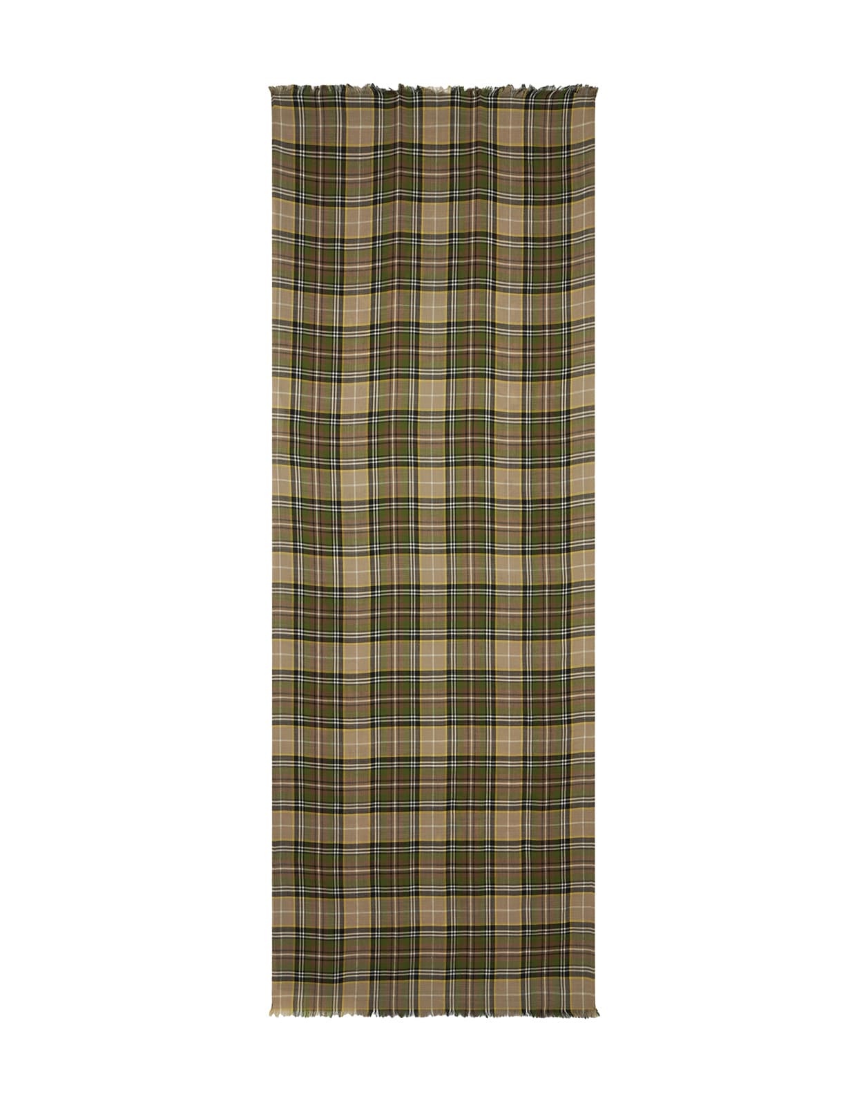 Shop Etro Green Printed Wool And Cashmere Scarf