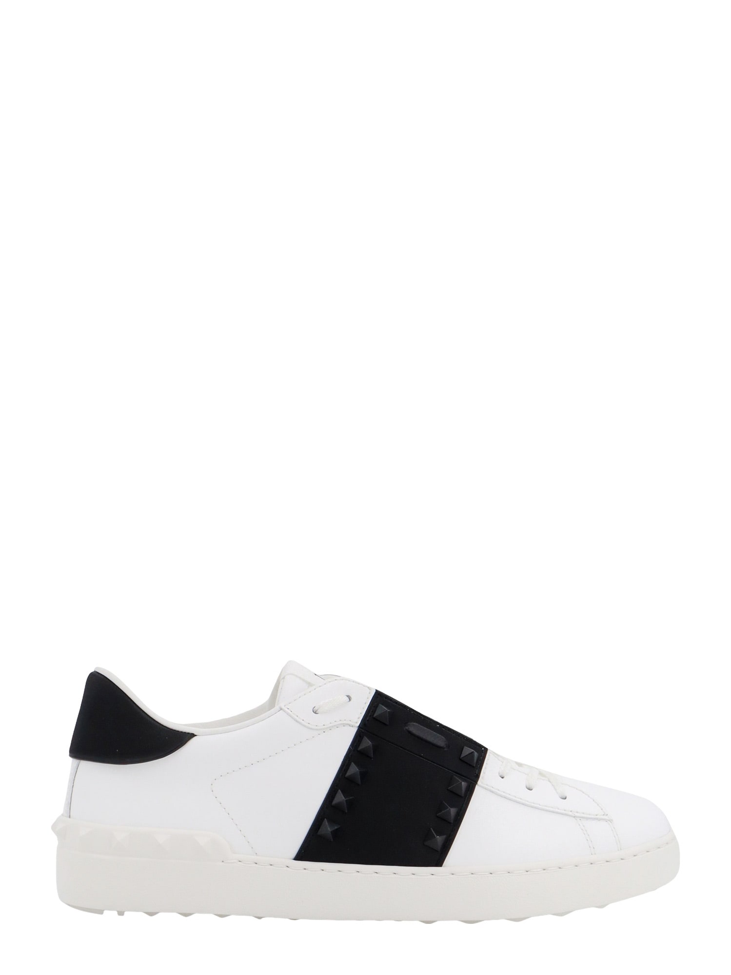 Shop Valentino Open Sneakers In Bianconero