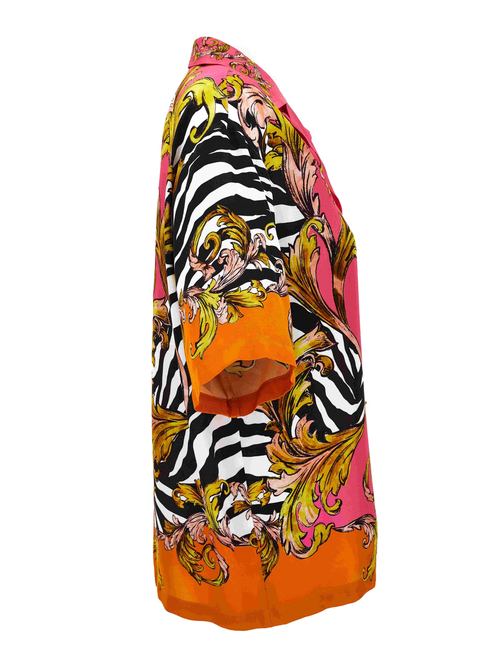 Shop Versace Jeans Couture Shirt In Pink