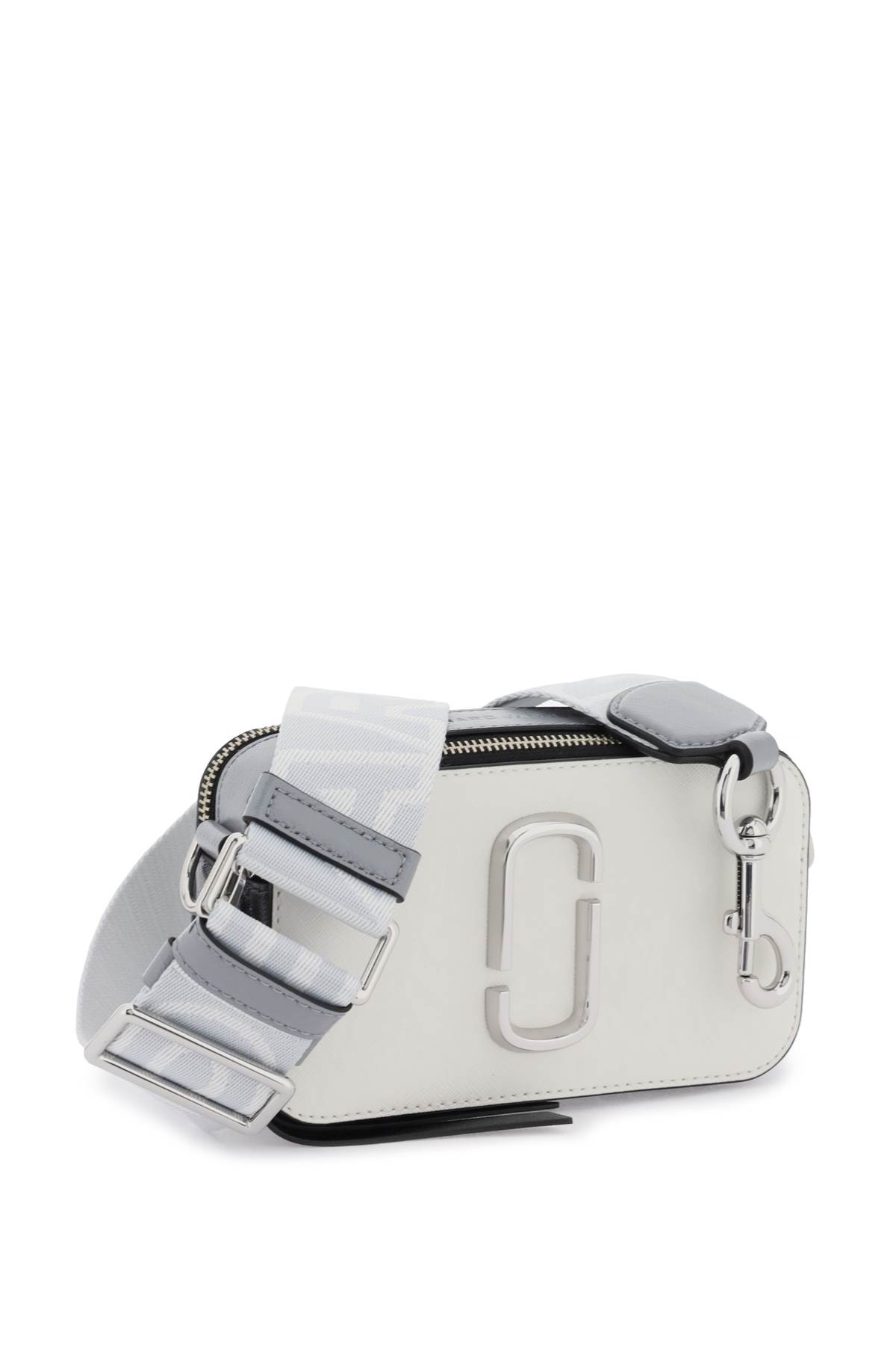 Shop Marc Jacobs The Snapshot Camera Bag In Cotton Multi (grey)