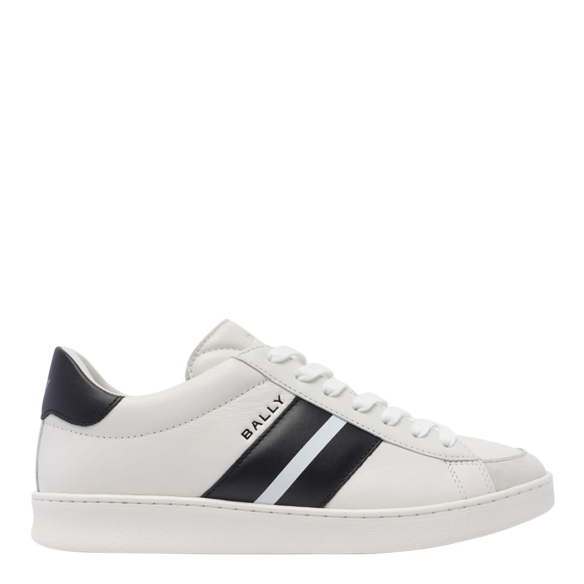 Shop Bally Tyger Sneakers In White