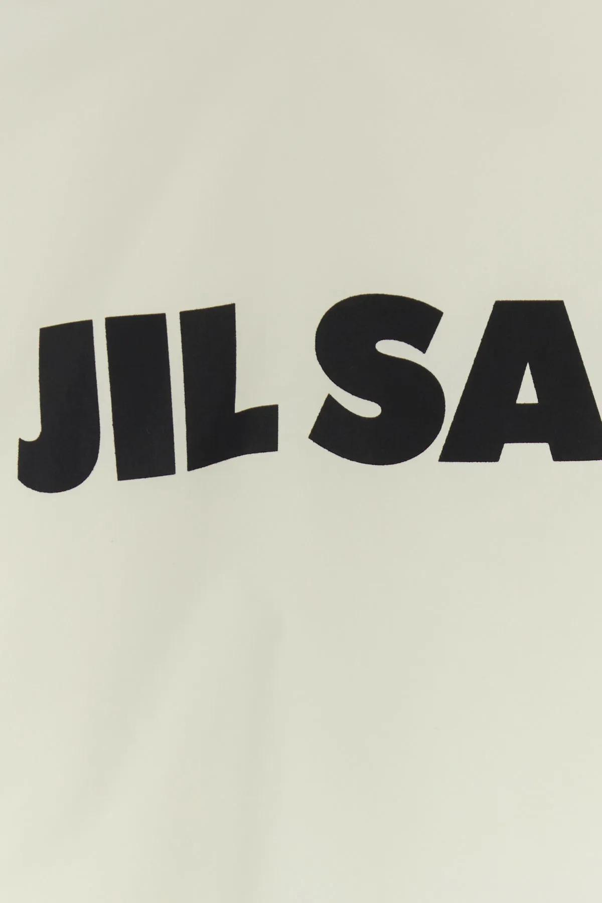 Shop Jil Sander Ivory Poplin Jacket In White