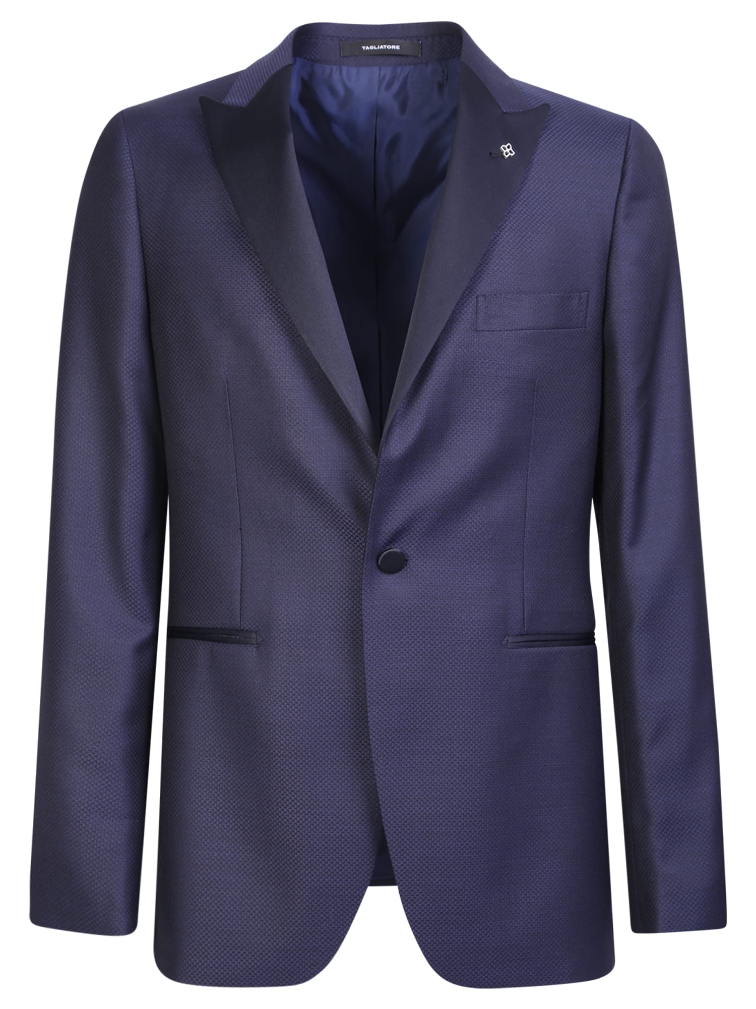 Shop Tagliatore Blue Suit