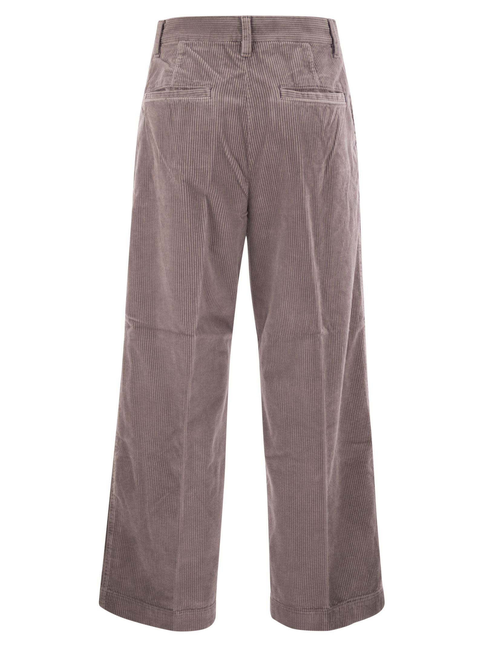 Shop Polo Ralph Lauren Corduroy Trousers In Lavander