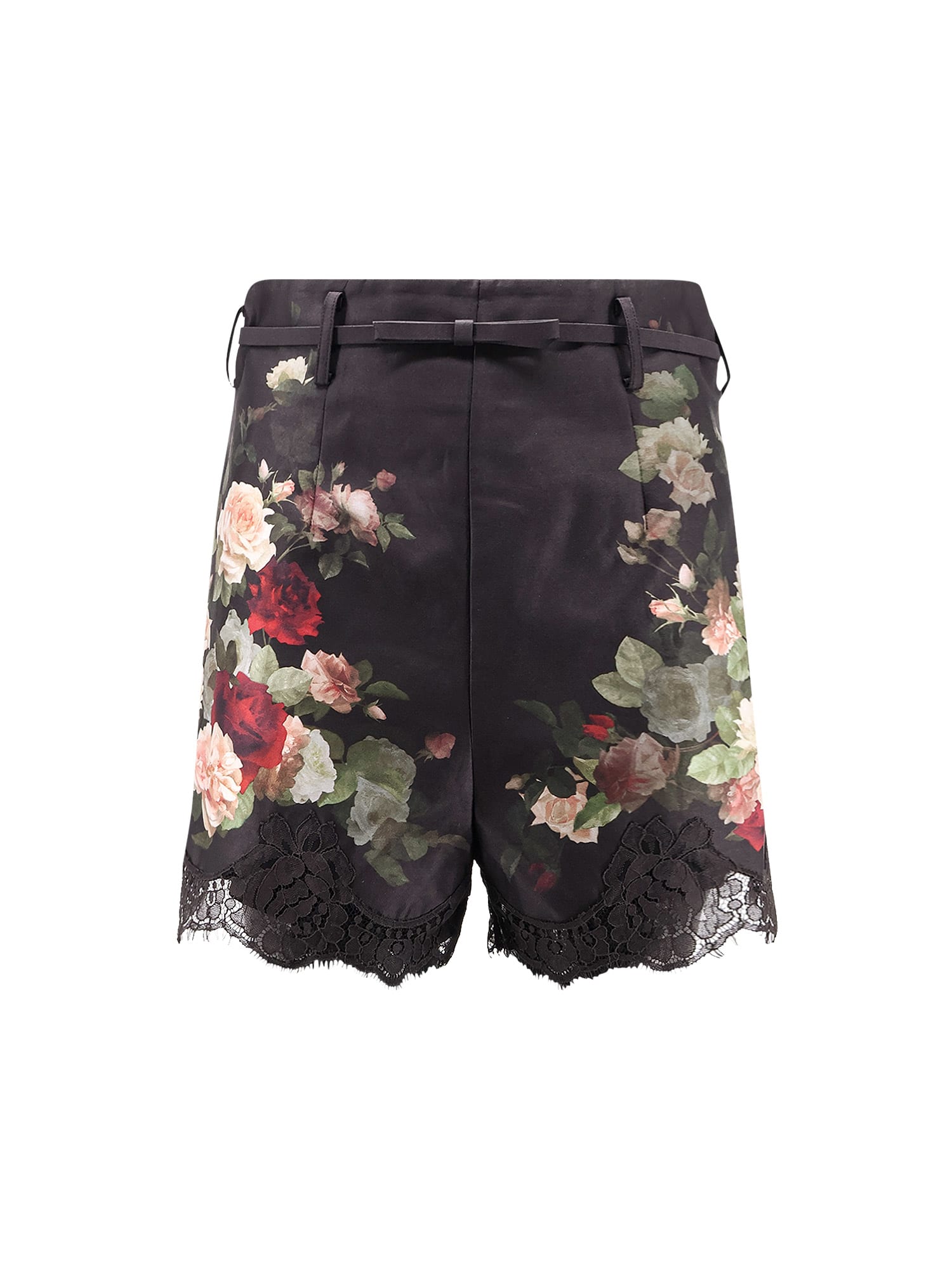 Zimmermann Hypnotic Lace Trim Silk And Cotton Short