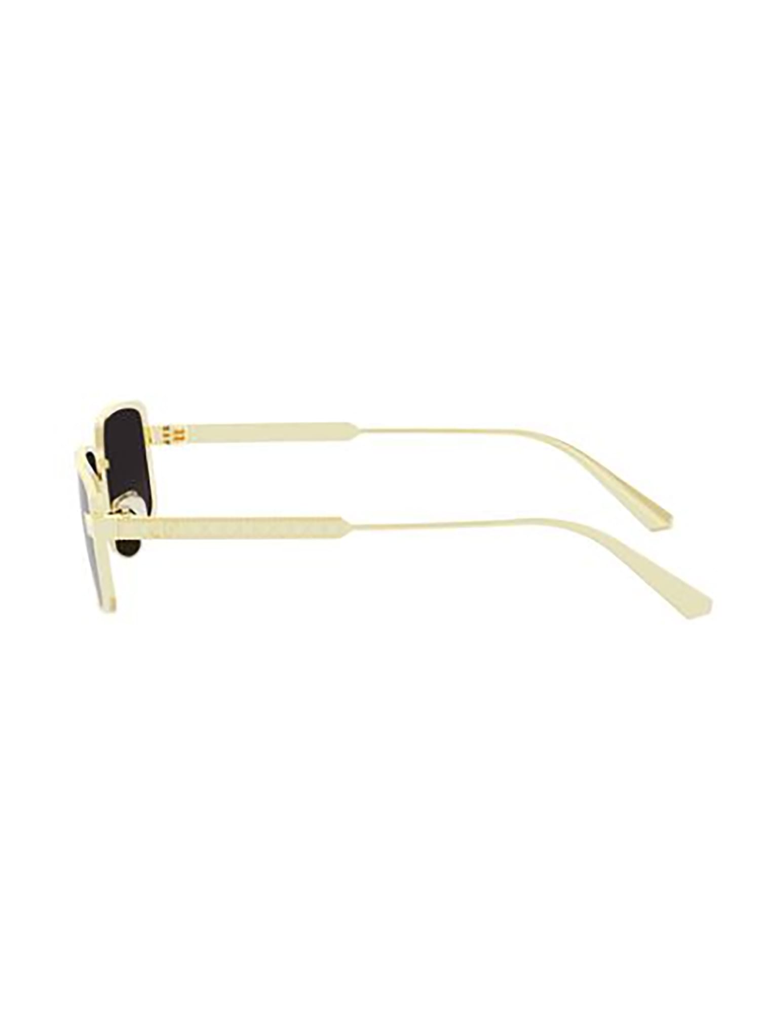 Dior Cannage S2u 55mm Rectangular Sunglasses In Gold