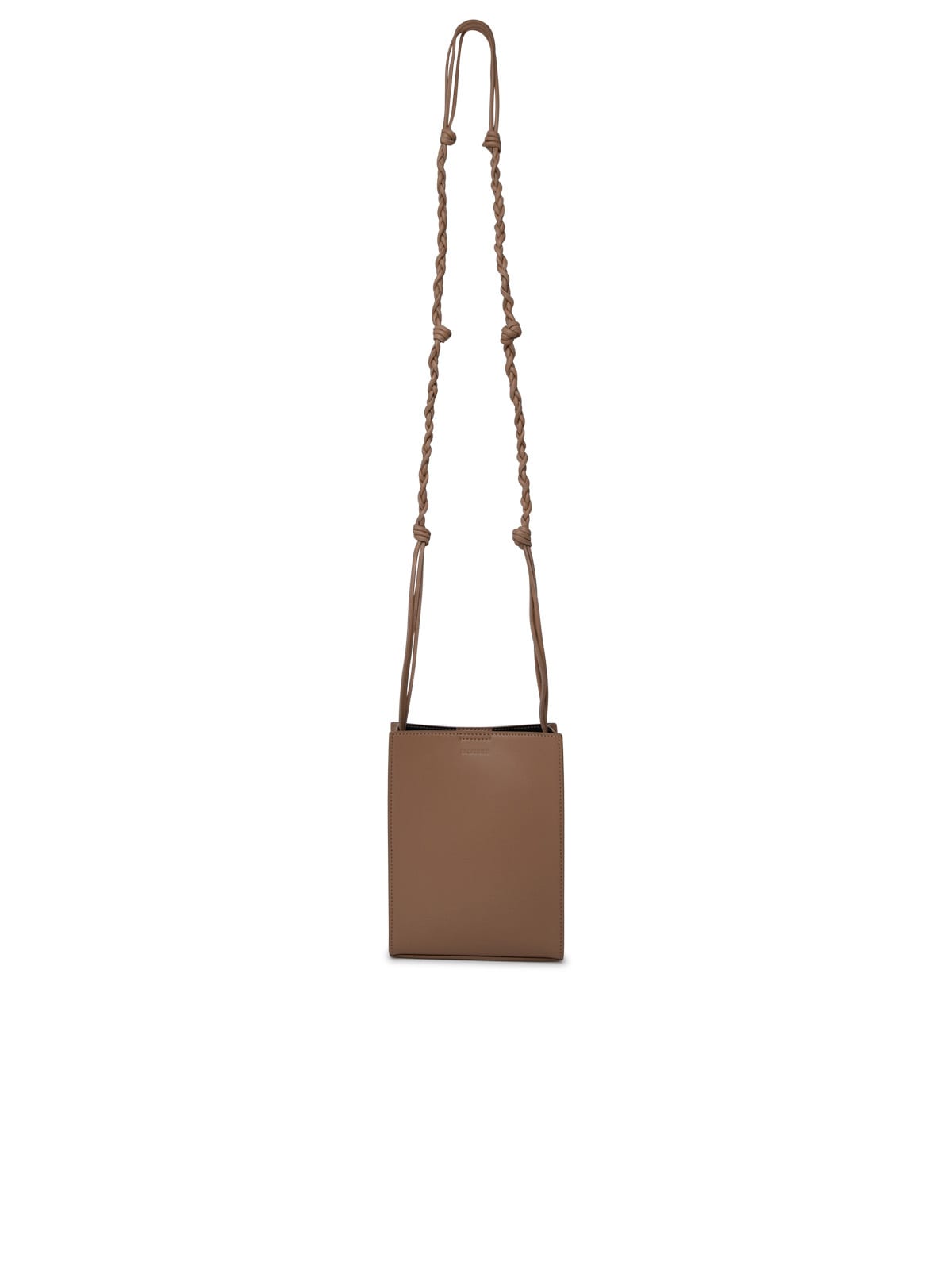 Jil Sander Tangle Bag In Beige Leather