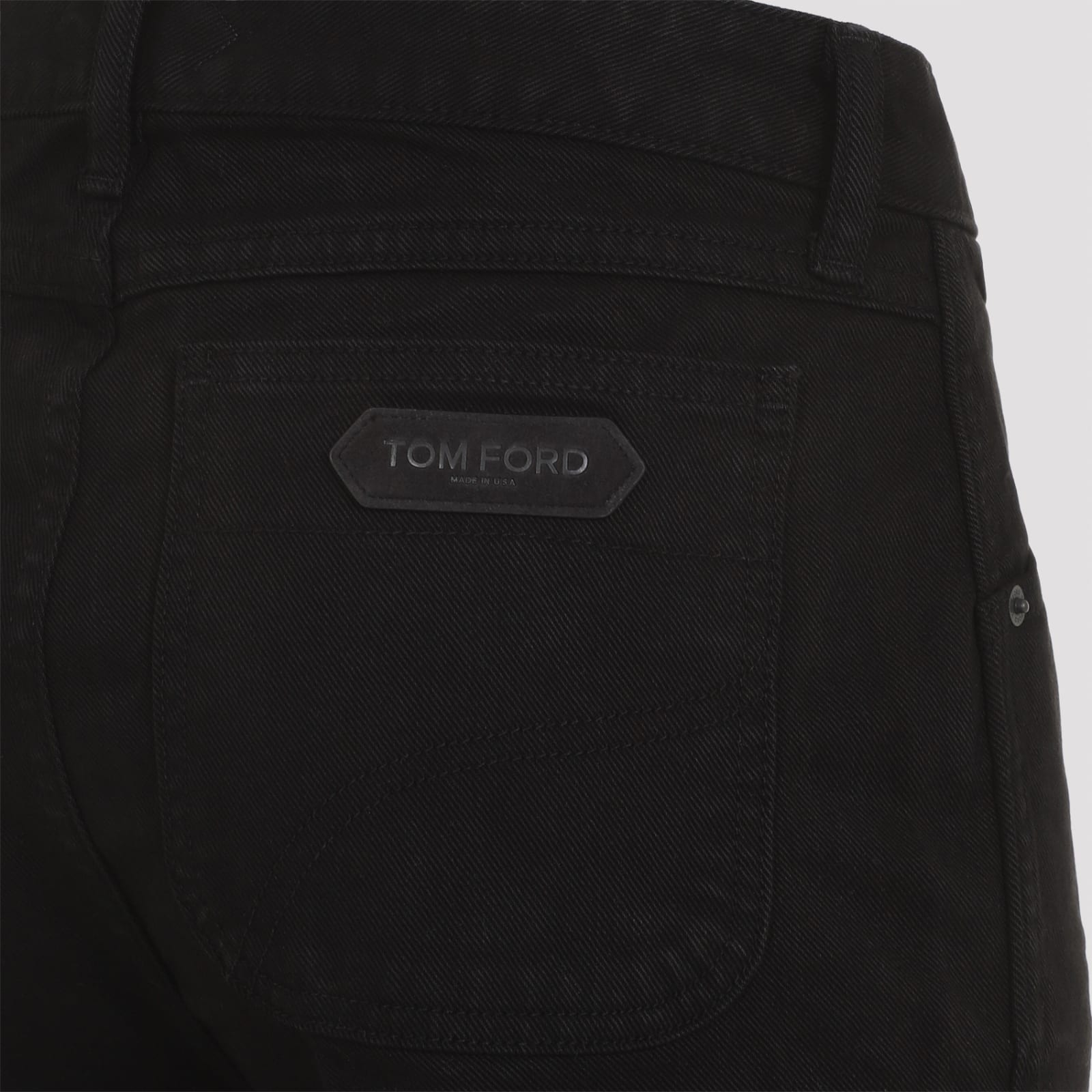 Shop Tom Ford Flare Jeans In Black