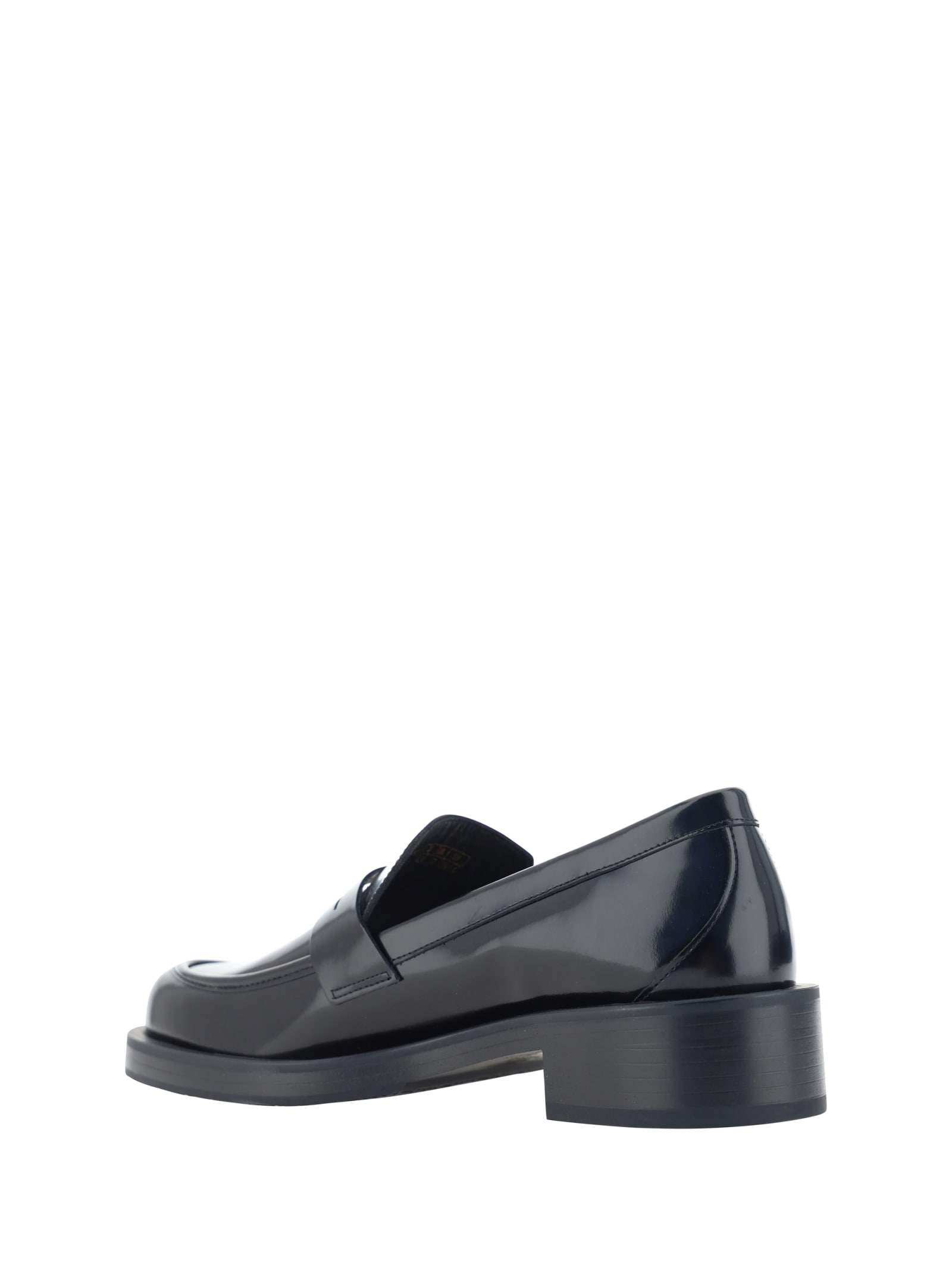 Shop Stuart Weitzman Palmer Loafers In Black