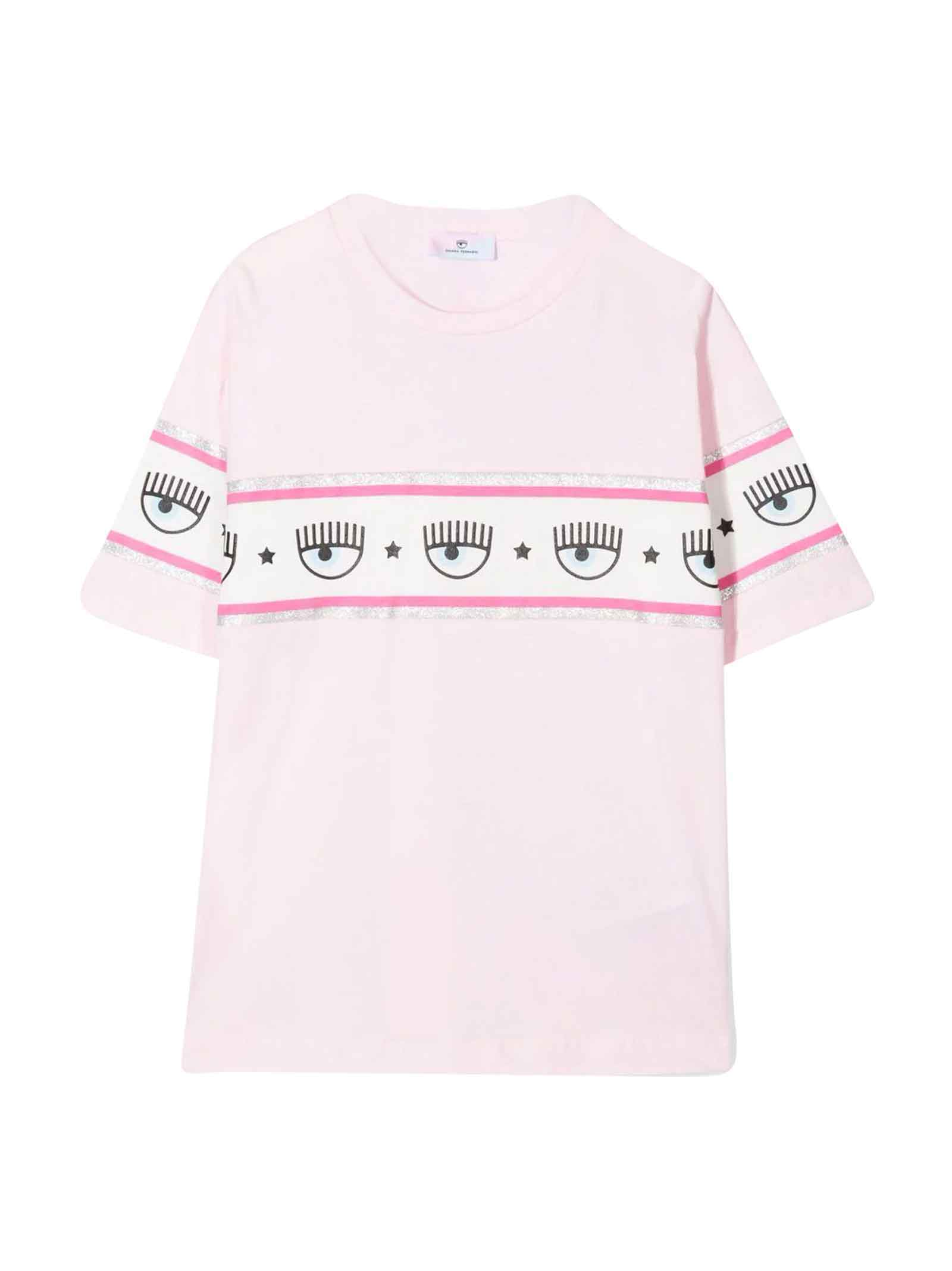 Chiara Ferragni Pink Girl T-shirt