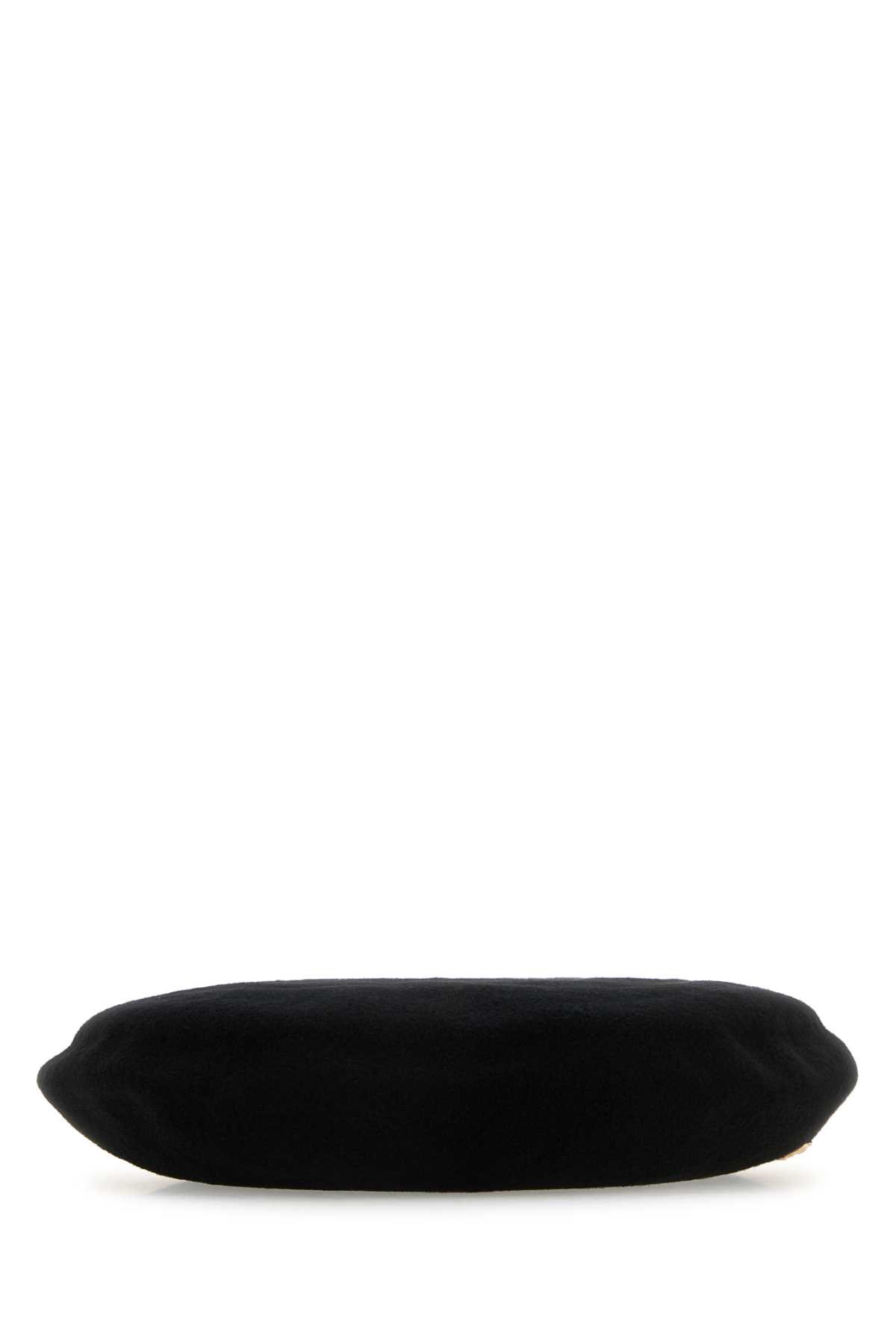 Black Wool Ali Beret