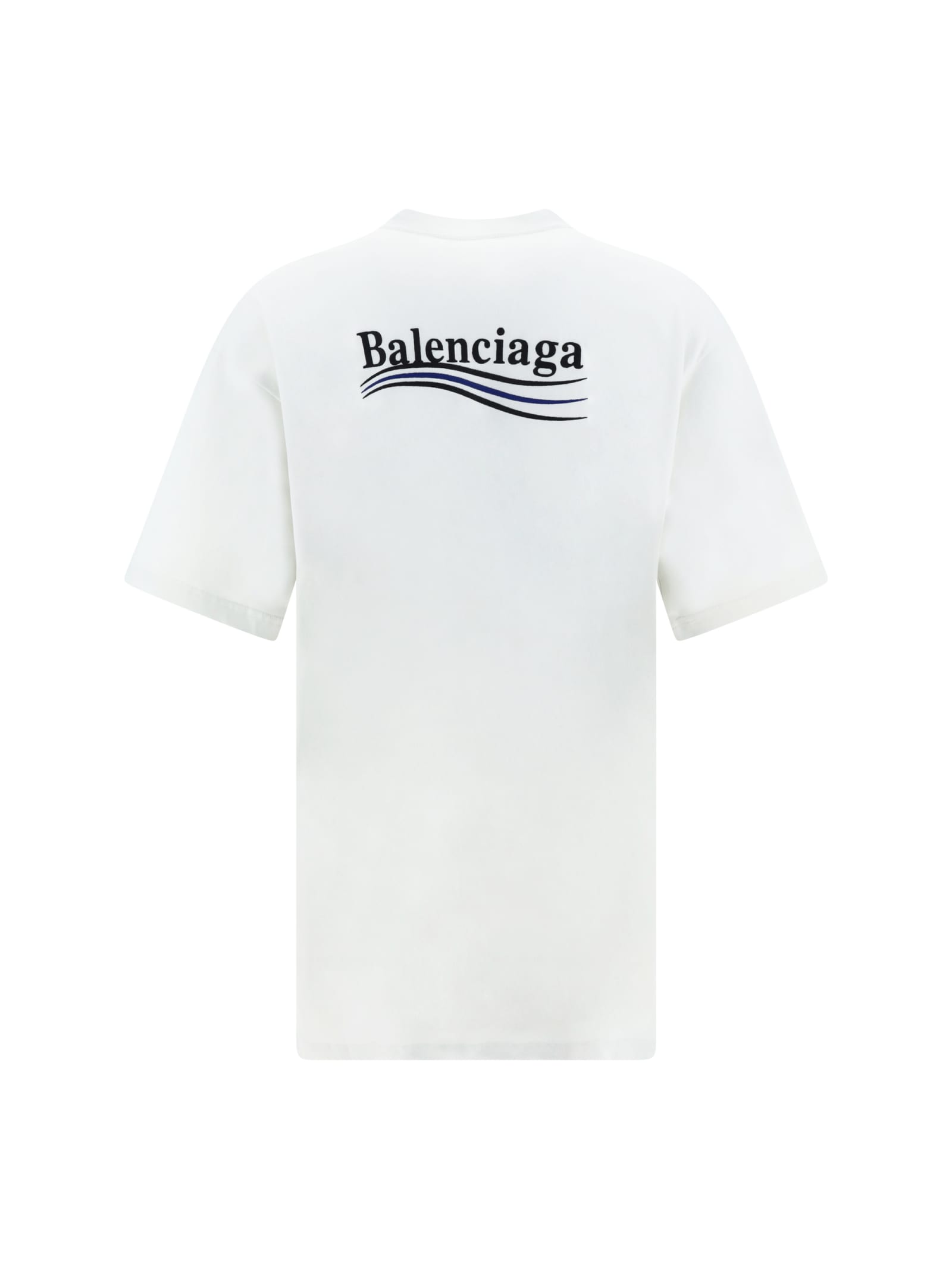 BALENCIAGA: cotton t-shirt - White