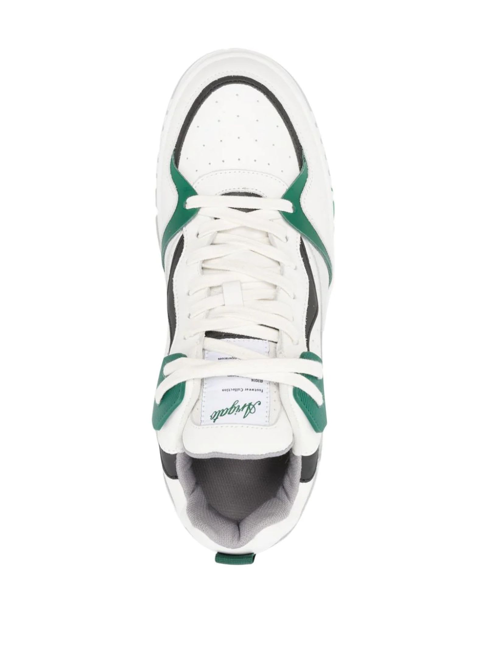 Shop Axel Arigato Astro Low-top Sneakers In White Green