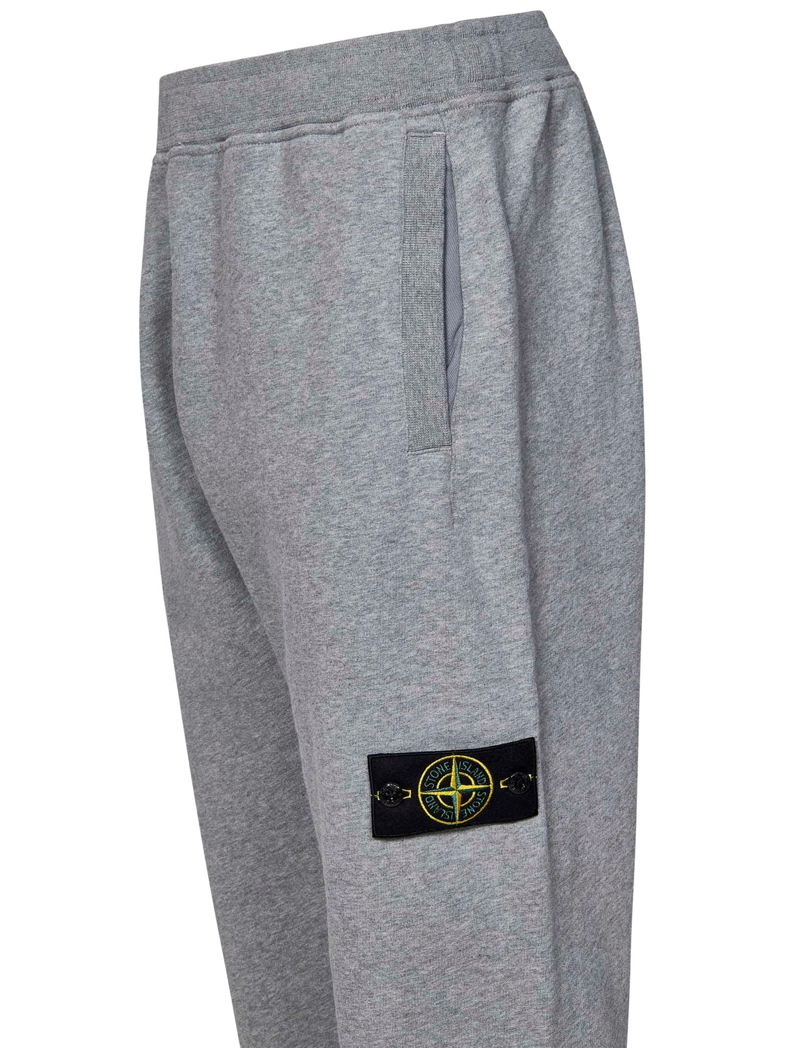 Shop Stone Island Trousers In Grey