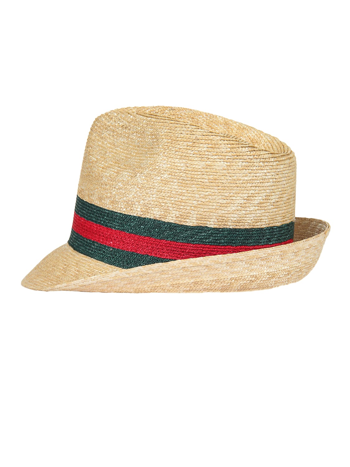 Gucci Straw Hat In Bicolore