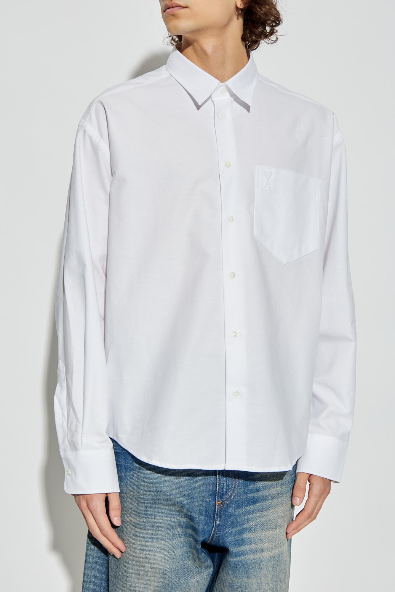 Ami Alexandre Mattiussi Shirt With Logo In White