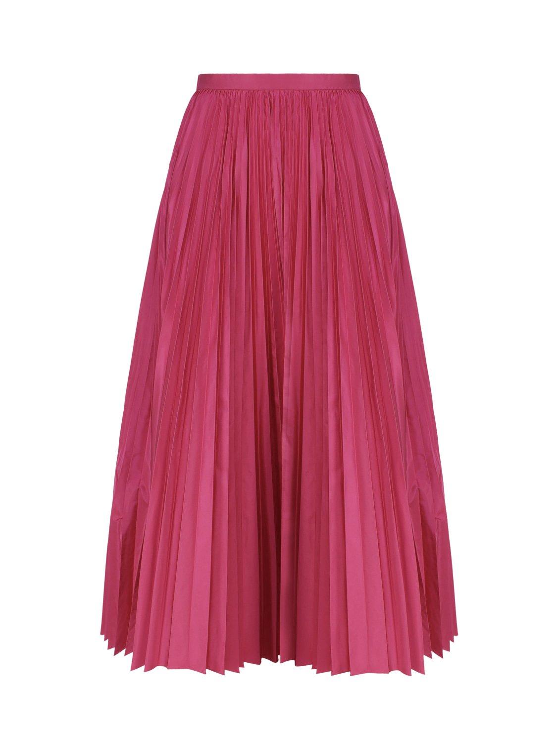 Pleated Midi Skirt