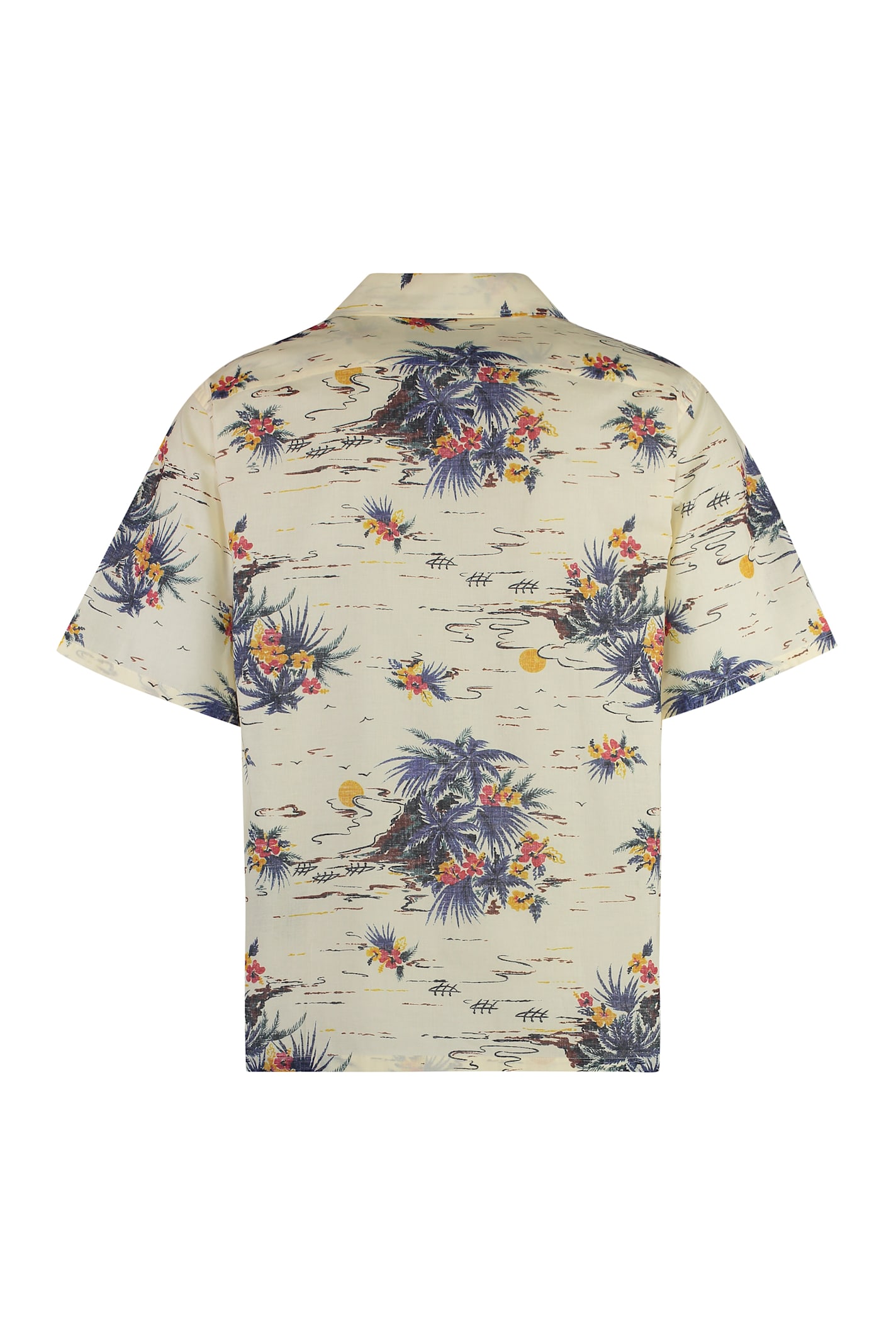 Prada Men's Cotton Shirt In Panna