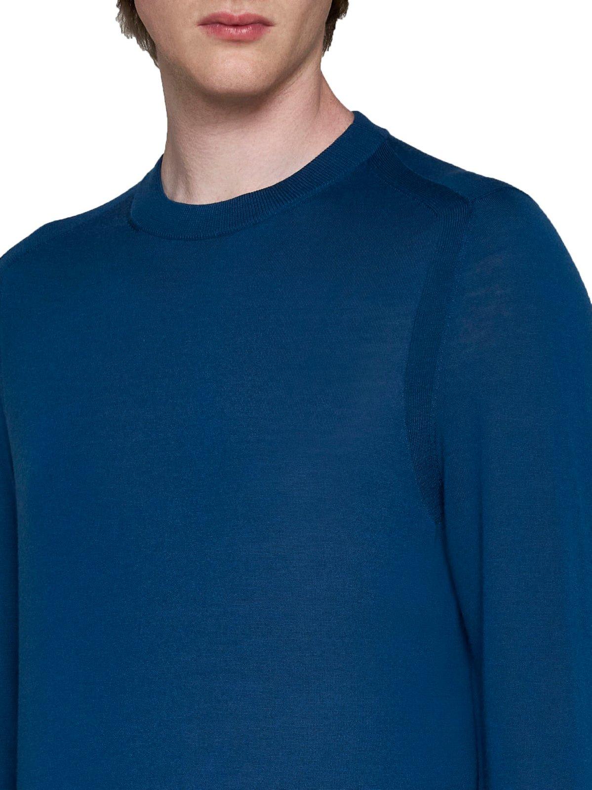 Shop Paul Smith Crewneck Knitted Jumper