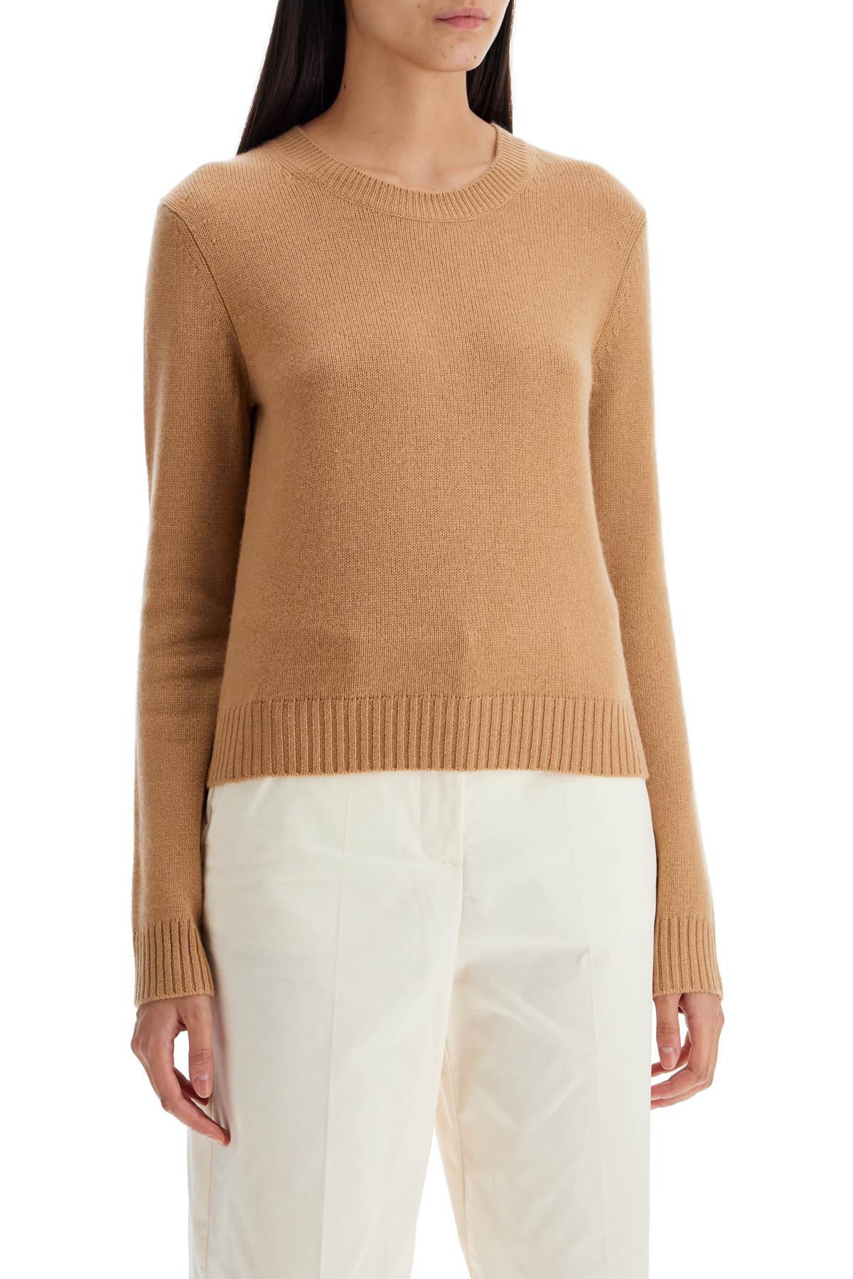 Shop Lisa Yang Cashmere Mable Pullover In Savannah (beige)