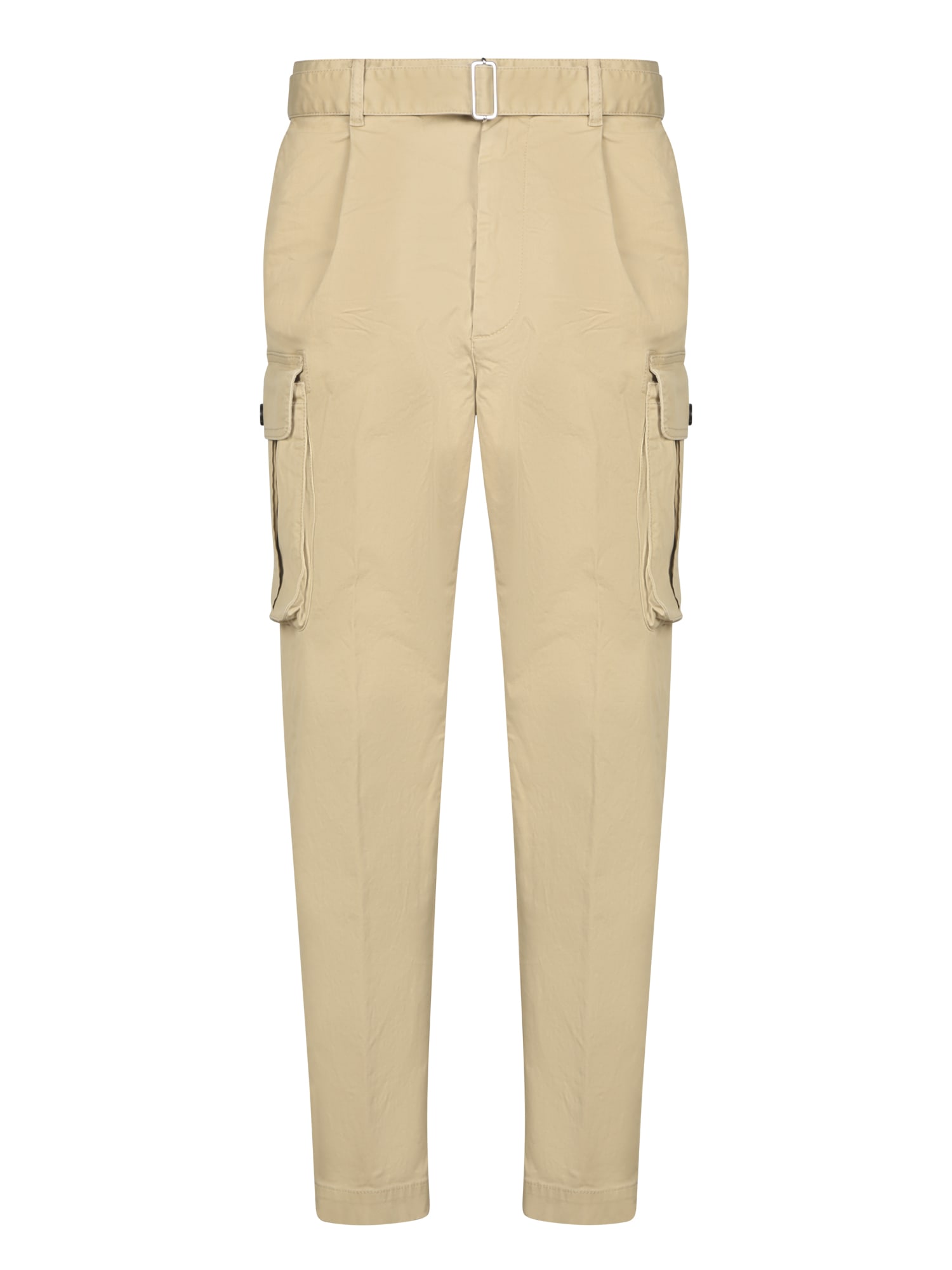 Shop Dsquared2 Hunter 1pleat Beige Trousers