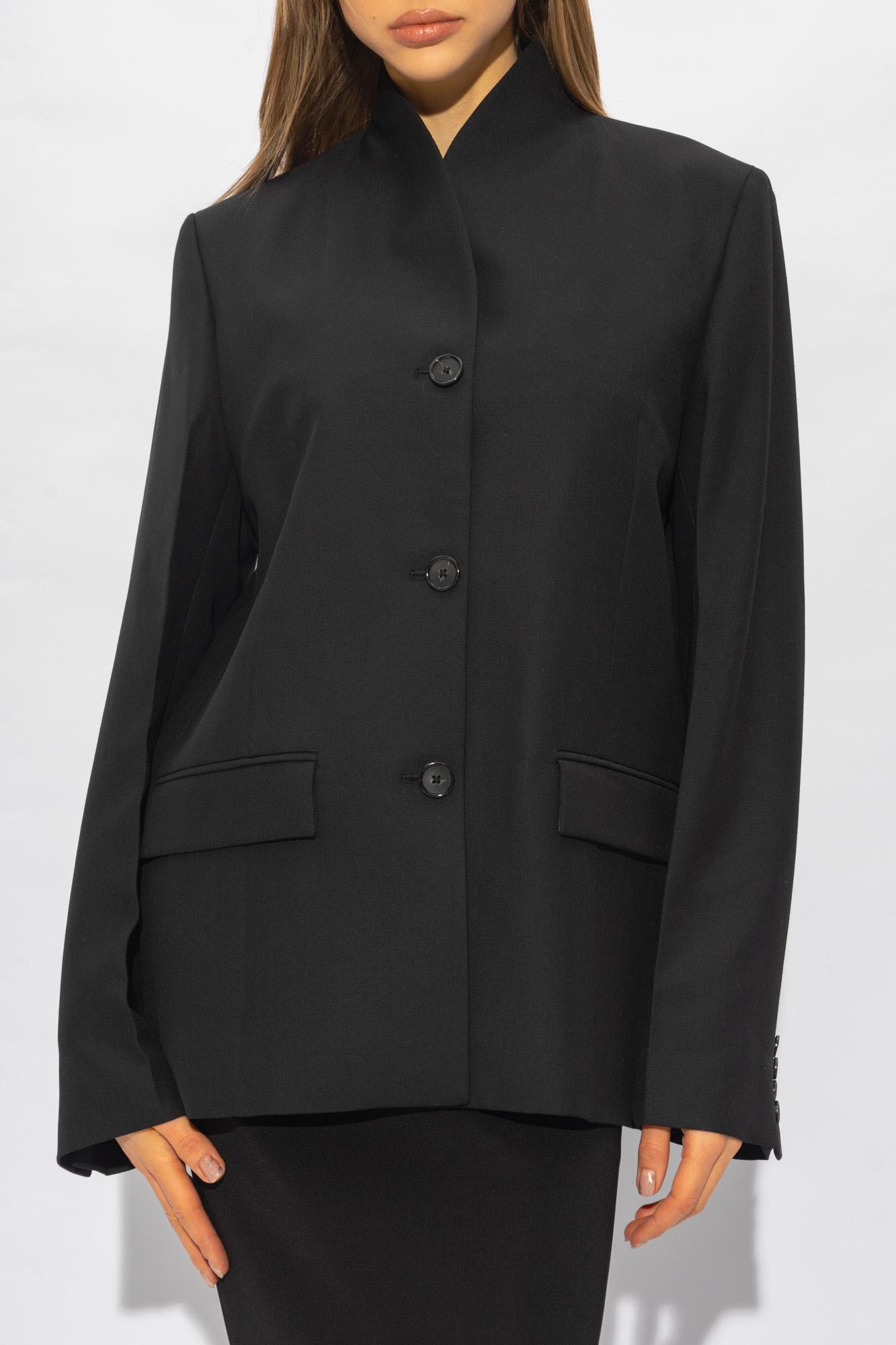 Totême Toteme Single-breasted Blazer In Black