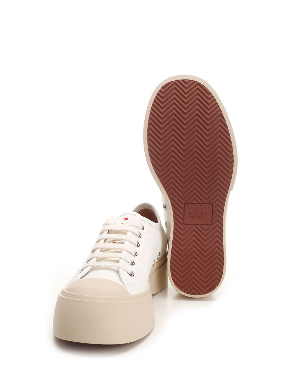 Shop Marni Pablo Sneakers In White