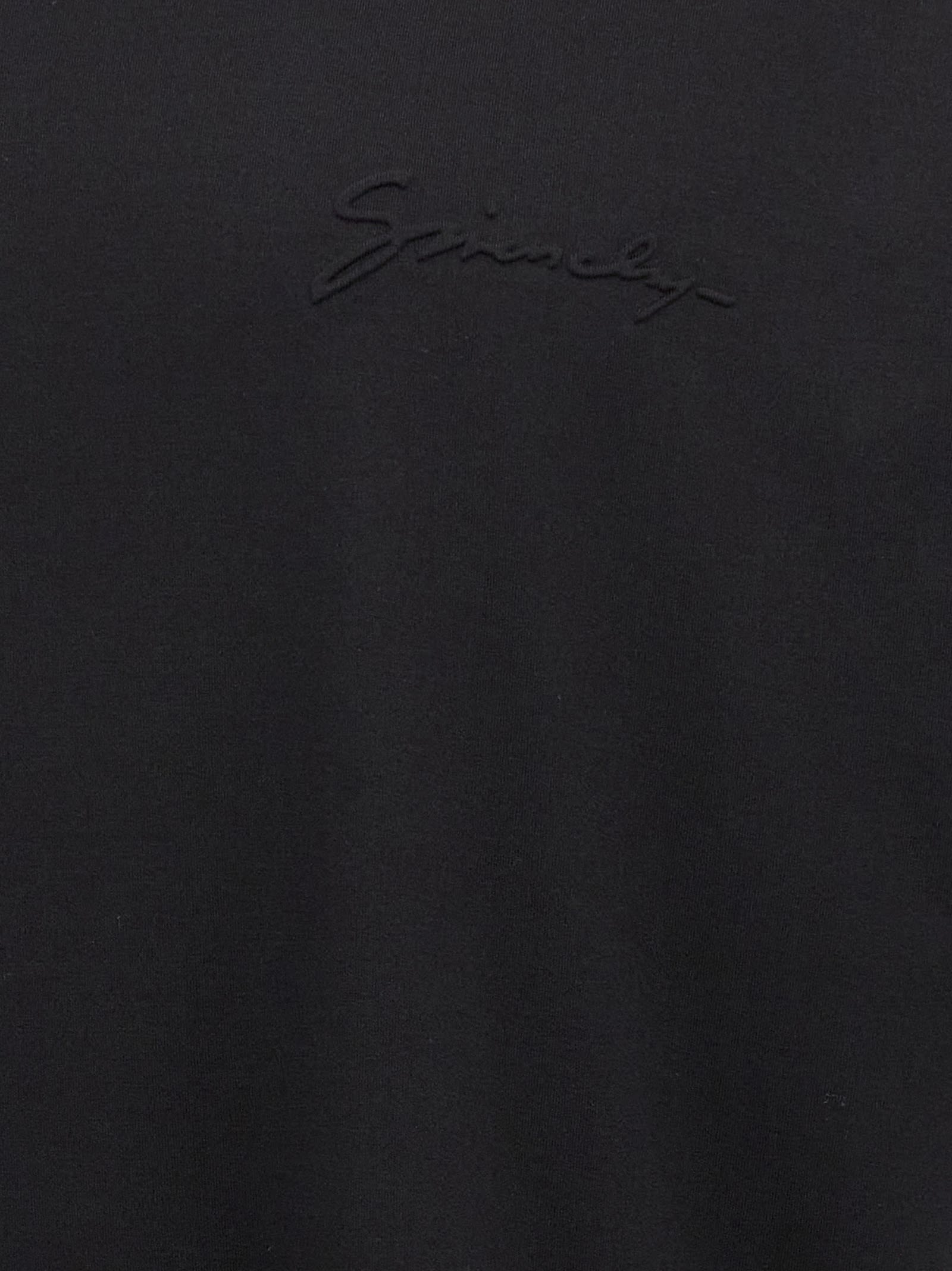 Shop Givenchy Embossed Logo T-shirt In Black