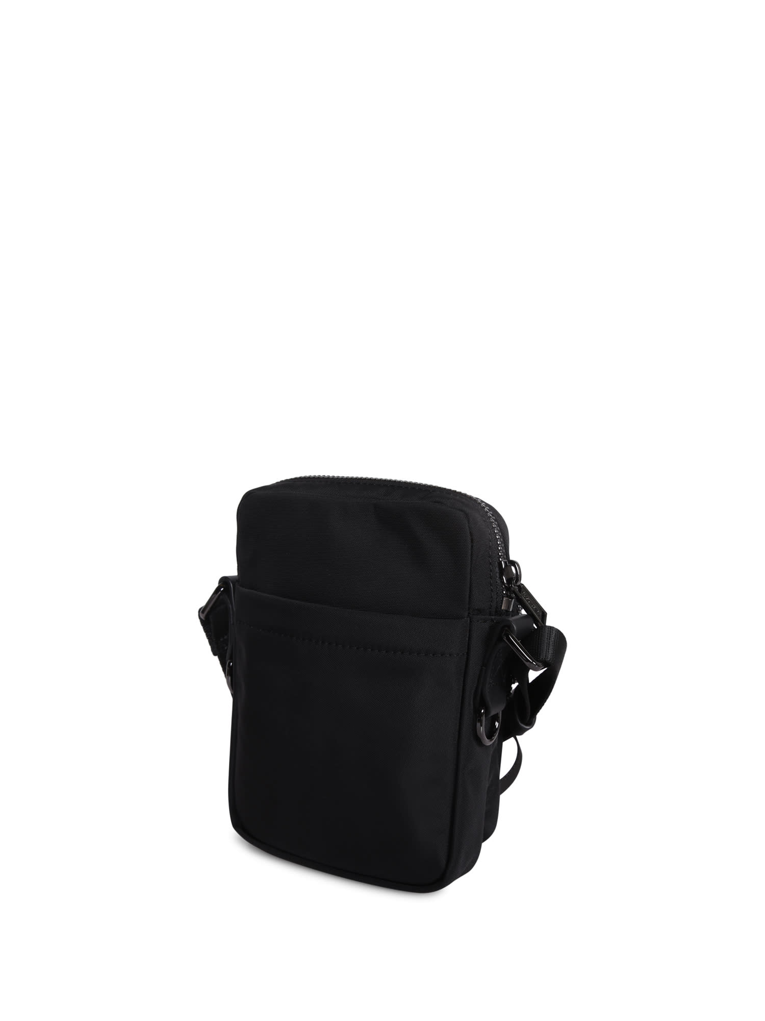 Dsquared2 Black Canvas Urban Crossbody Bag In Black