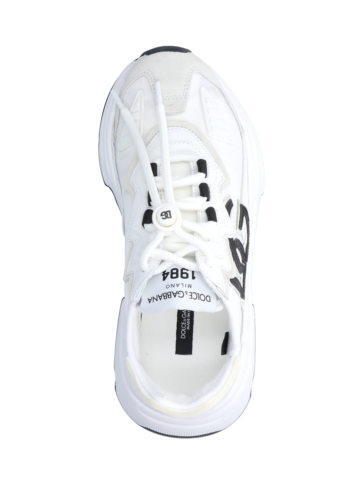 Shop Dolce & Gabbana Daymaster Sneakers In Bianco