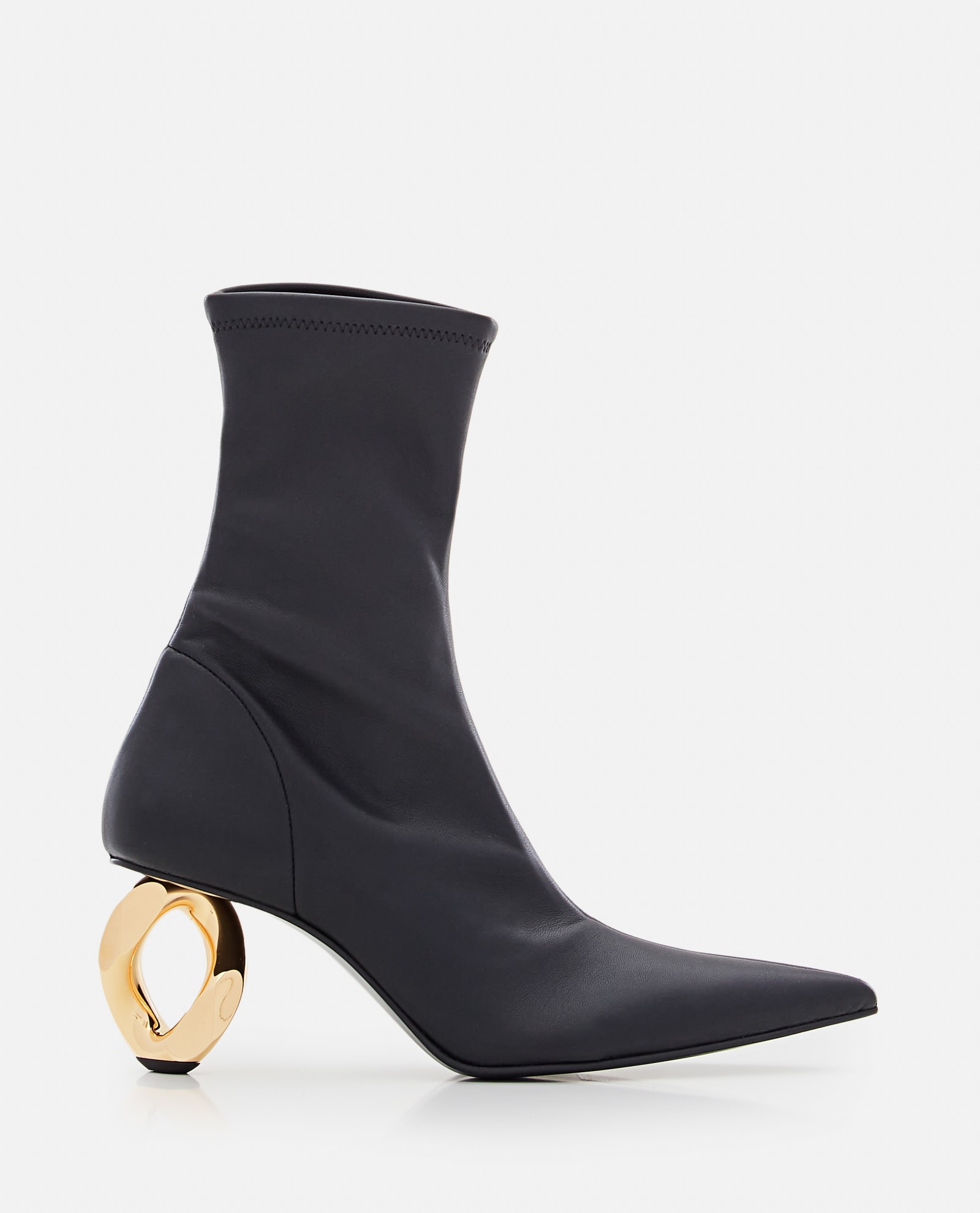 J.W. Anderson Chain Heel Stretch Ankle Boots