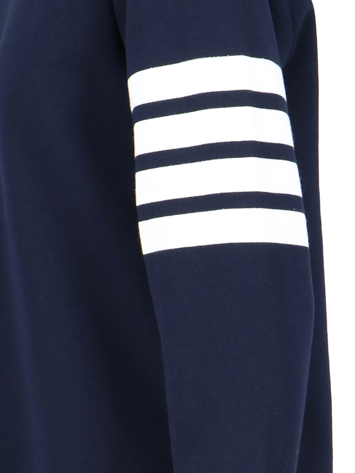 Shop Thom Browne Midi Sweatshirt Dress In Blue