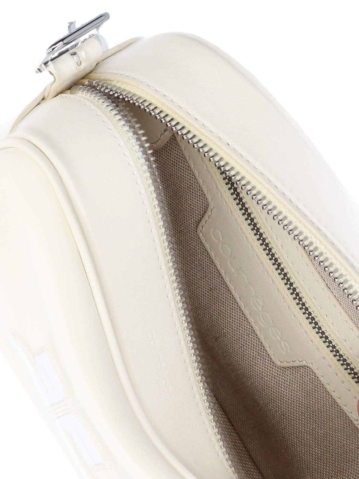 Shop Courrèges Re-edition Camera Bag In Crema