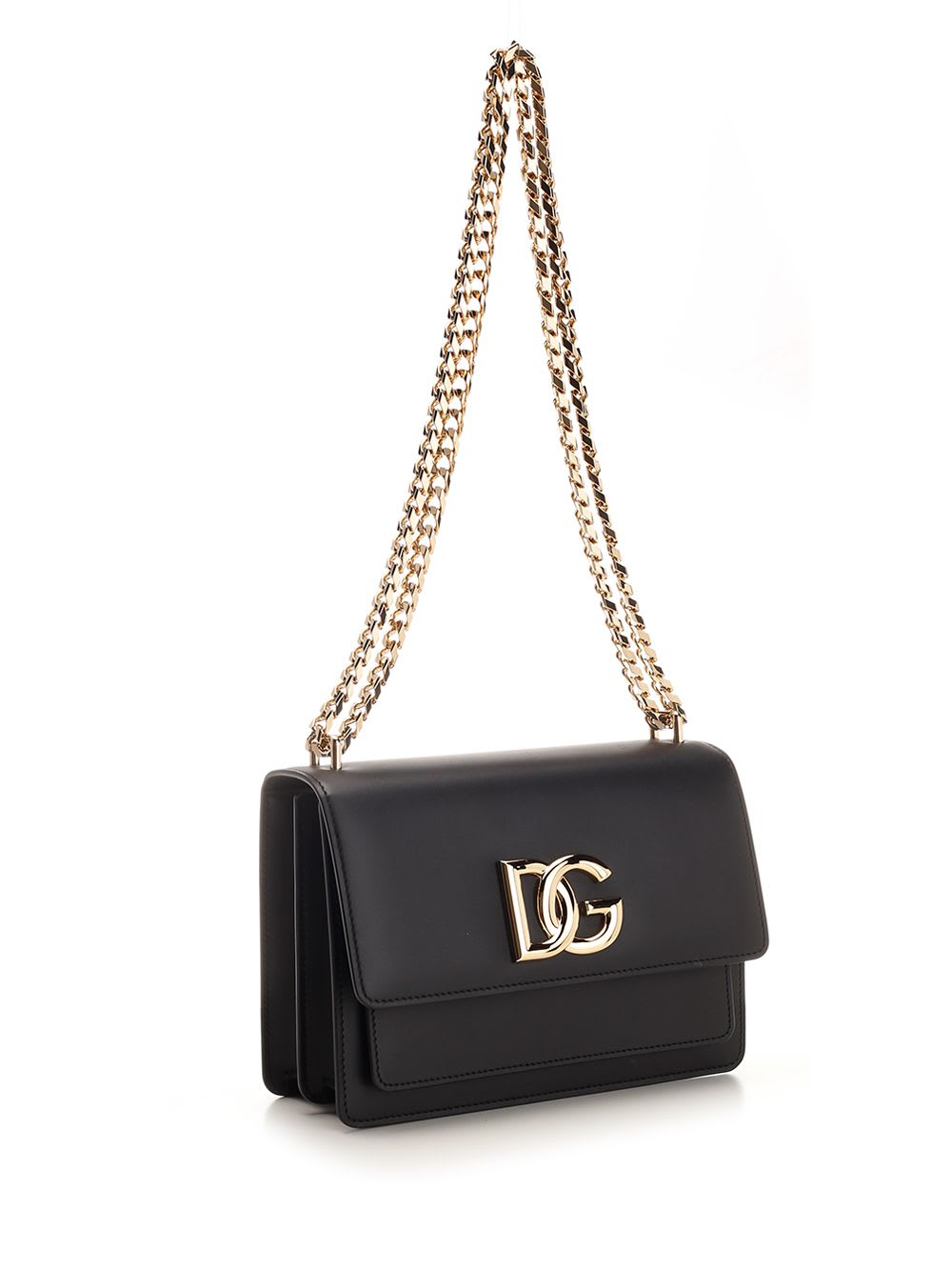 Shop Dolce & Gabbana 3.5 Shoulder Bag In Black