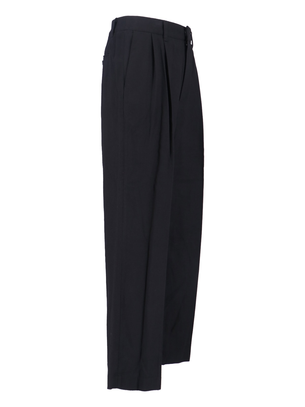 Dunst Pleated-front Trousers In Black