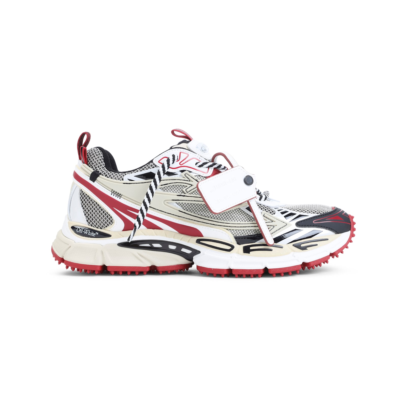 Off-white Ow Be Right Back Sand Polyurethane Sneakers In Neutral