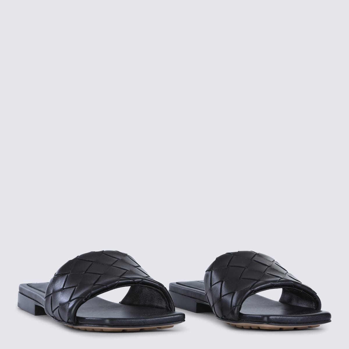 Bottega Veneta Parco Flat Mule In Black