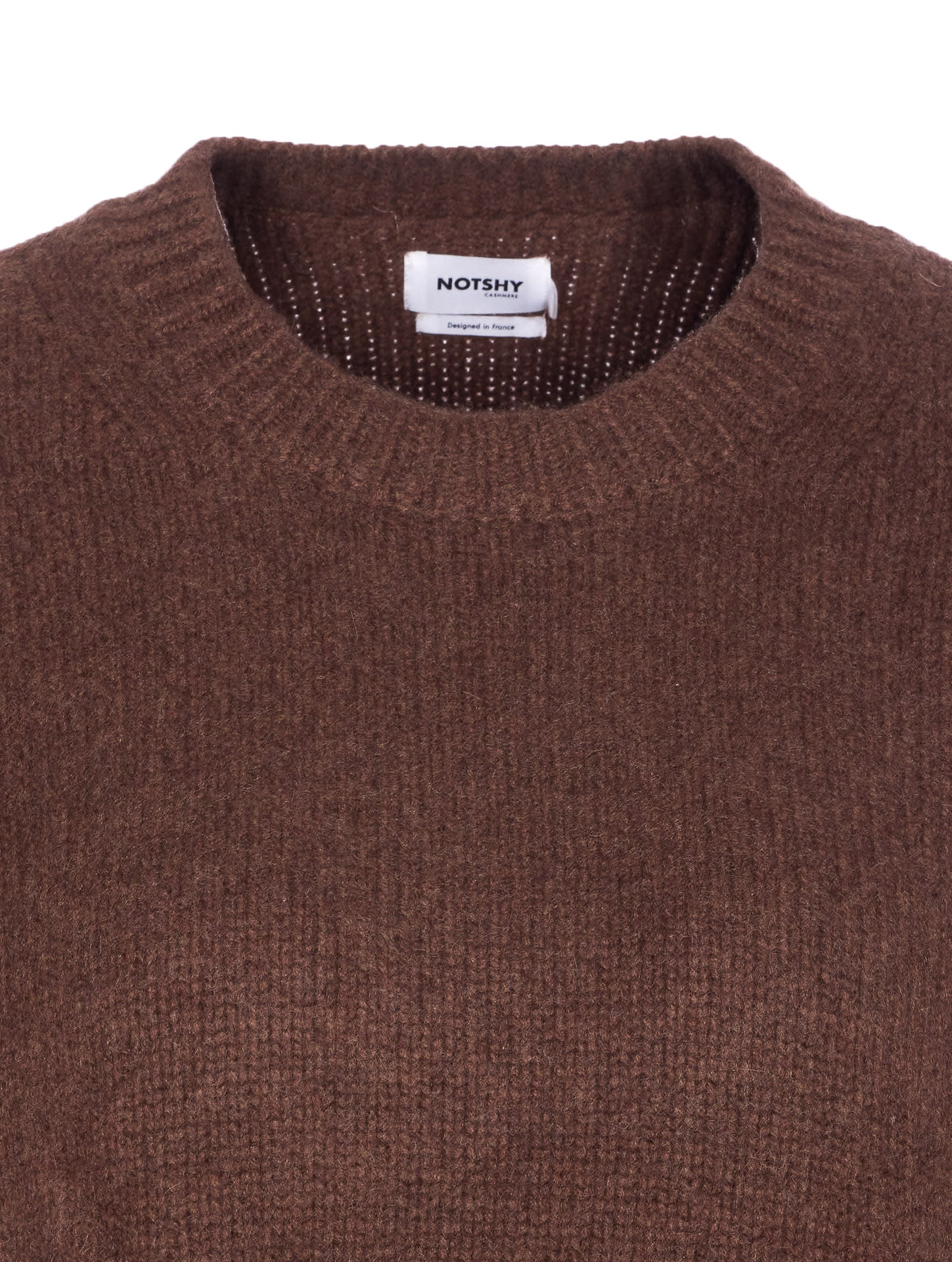 Not Shy Elisa Sweater In Brown